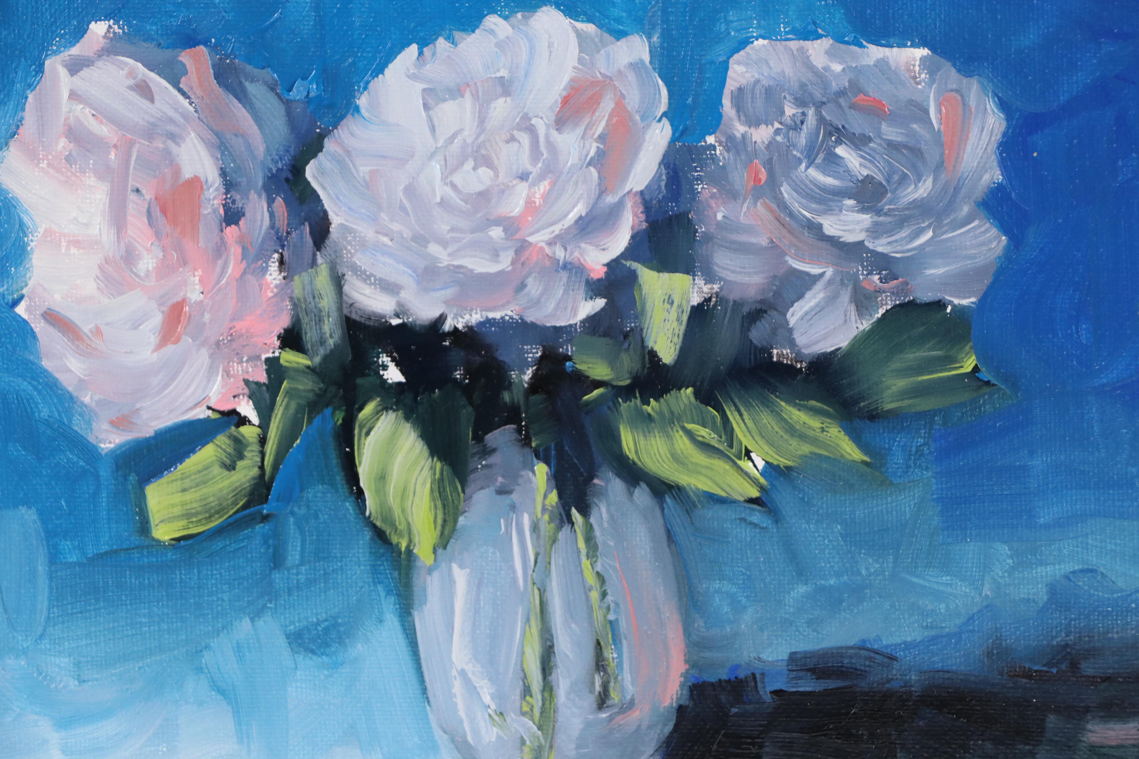 José M. Lima Floral Still Life Oil Painting, 2025