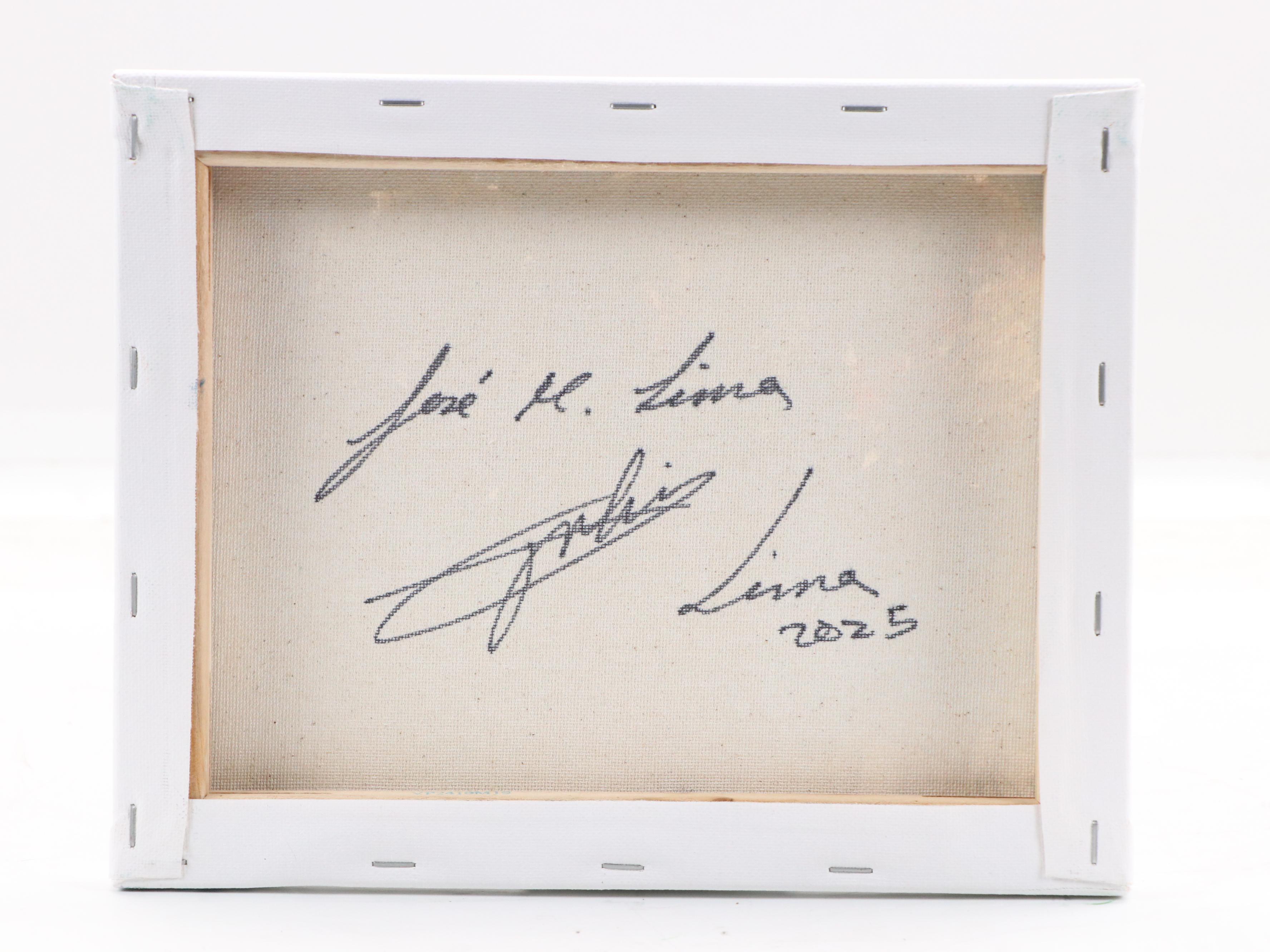 José M. Lima Floral Still Life Oil Painting, 2025