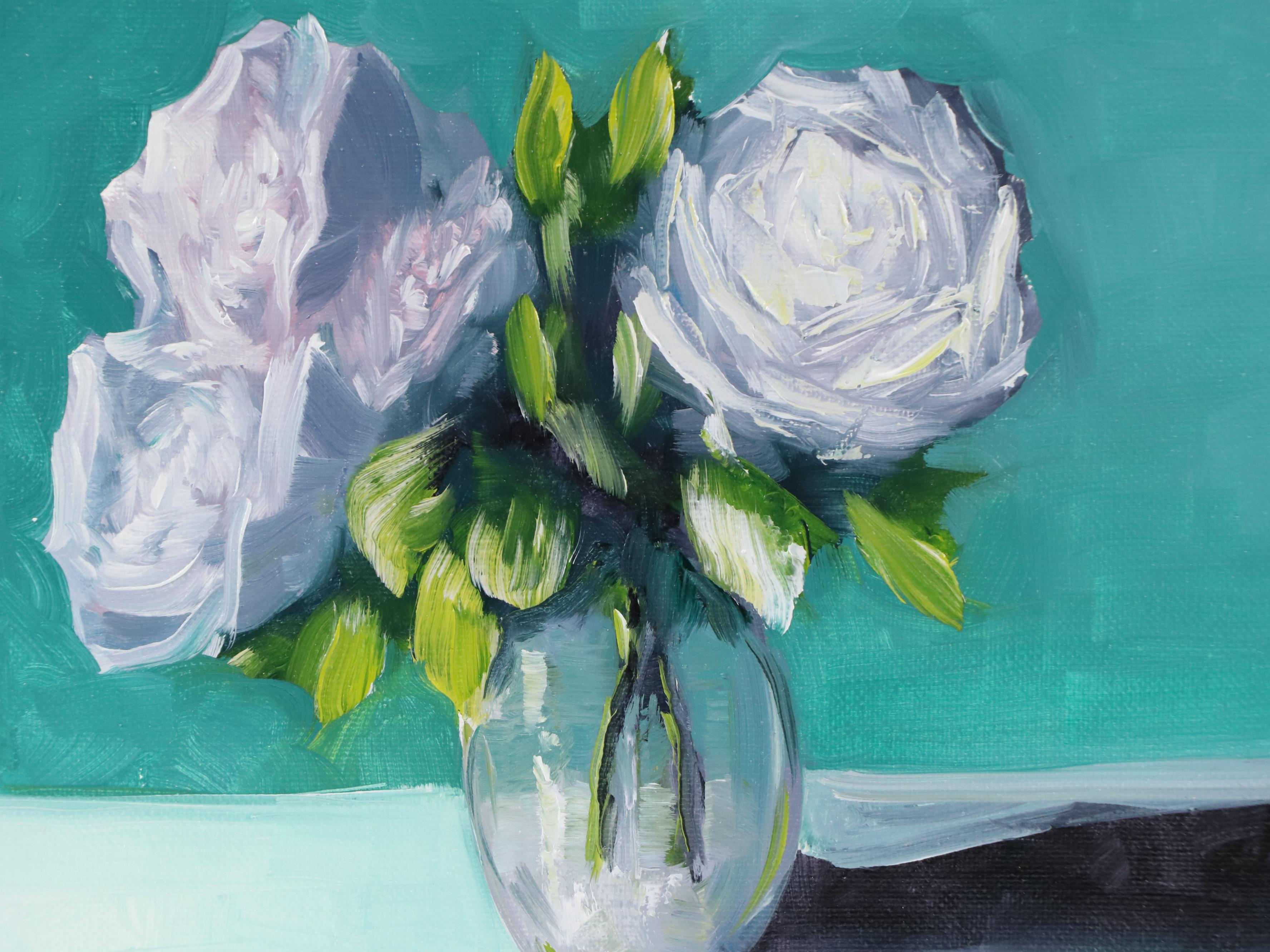 José M. Lima Floral Still Life Oil Painting, 2025