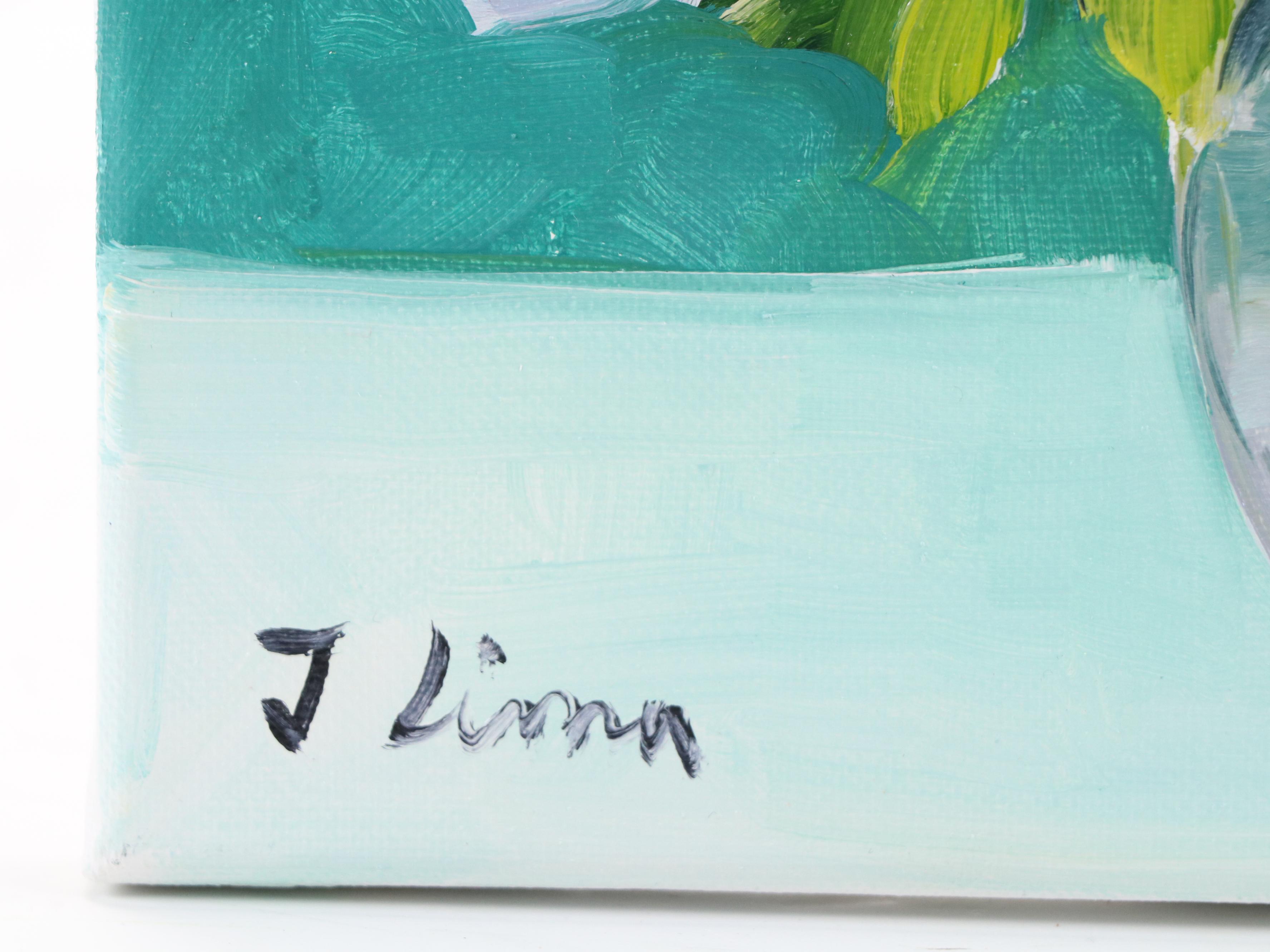 José M. Lima Floral Still Life Oil Painting, 2025