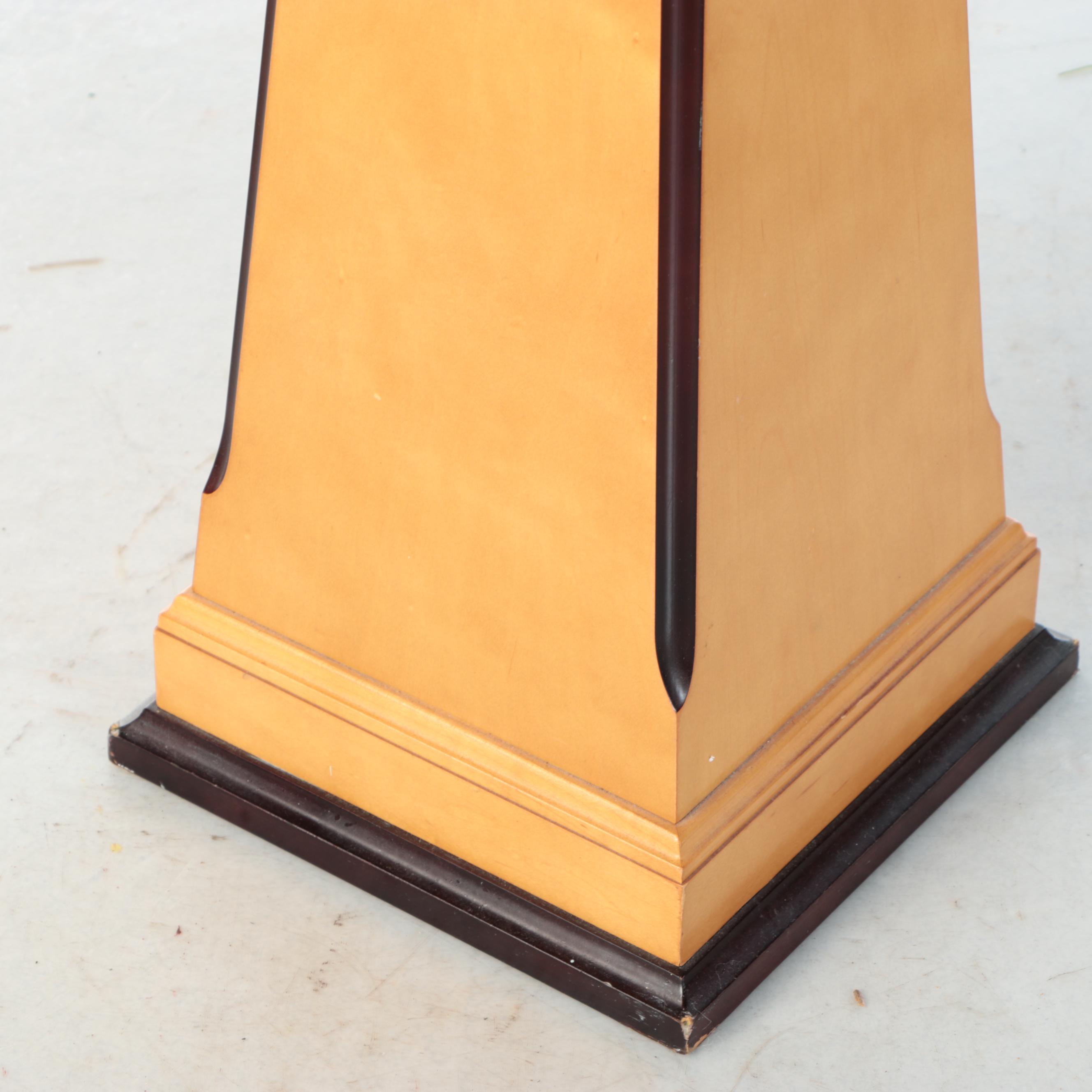 Maple Pedestal with Ebonized Accents