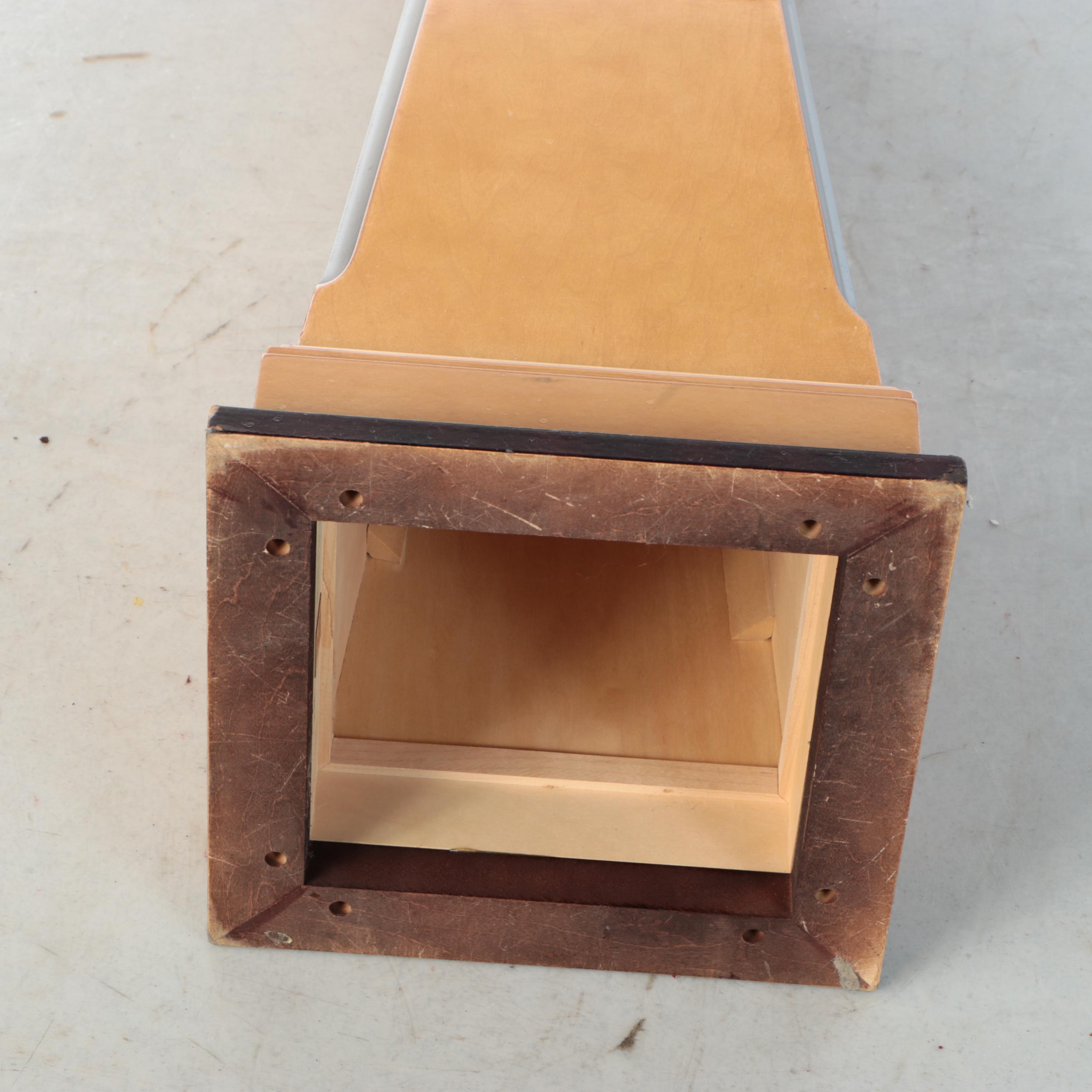 Maple Pedestal with Ebonized Accents