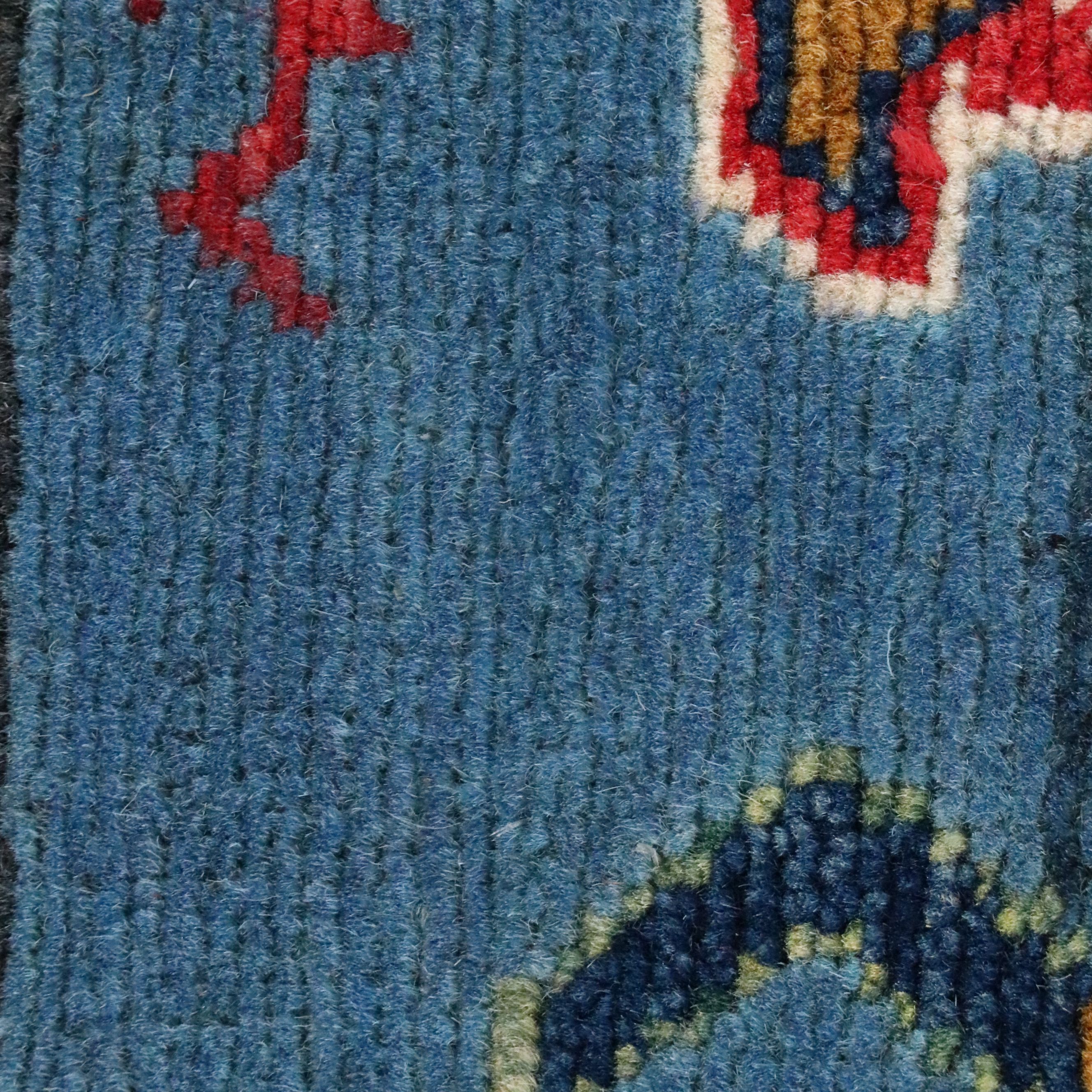 3'3 x 5'3 Hand-Knotted Afghan Kazak Area Rug