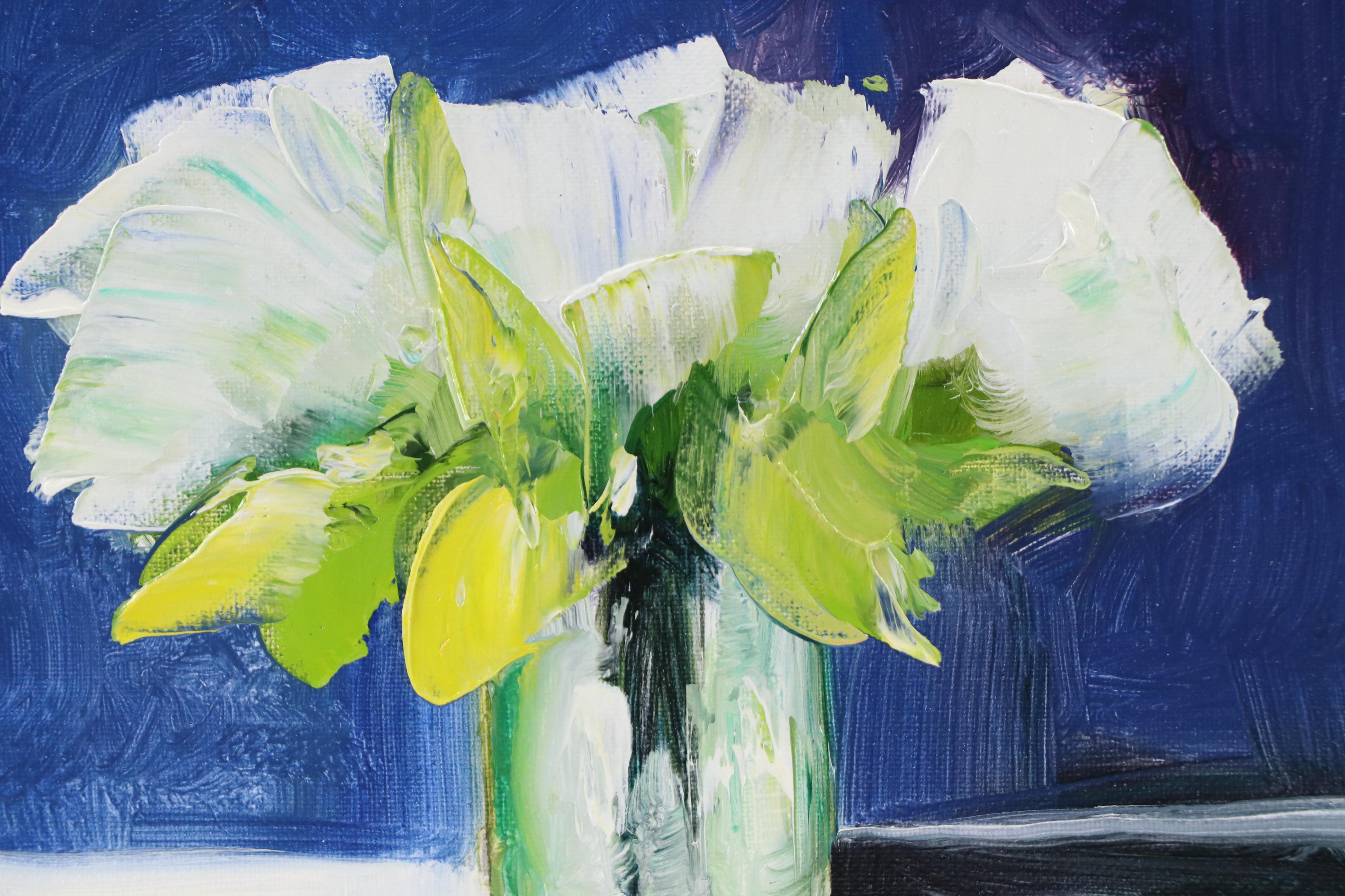 José M. Lima Floral Still Life Oil Painting, 2025