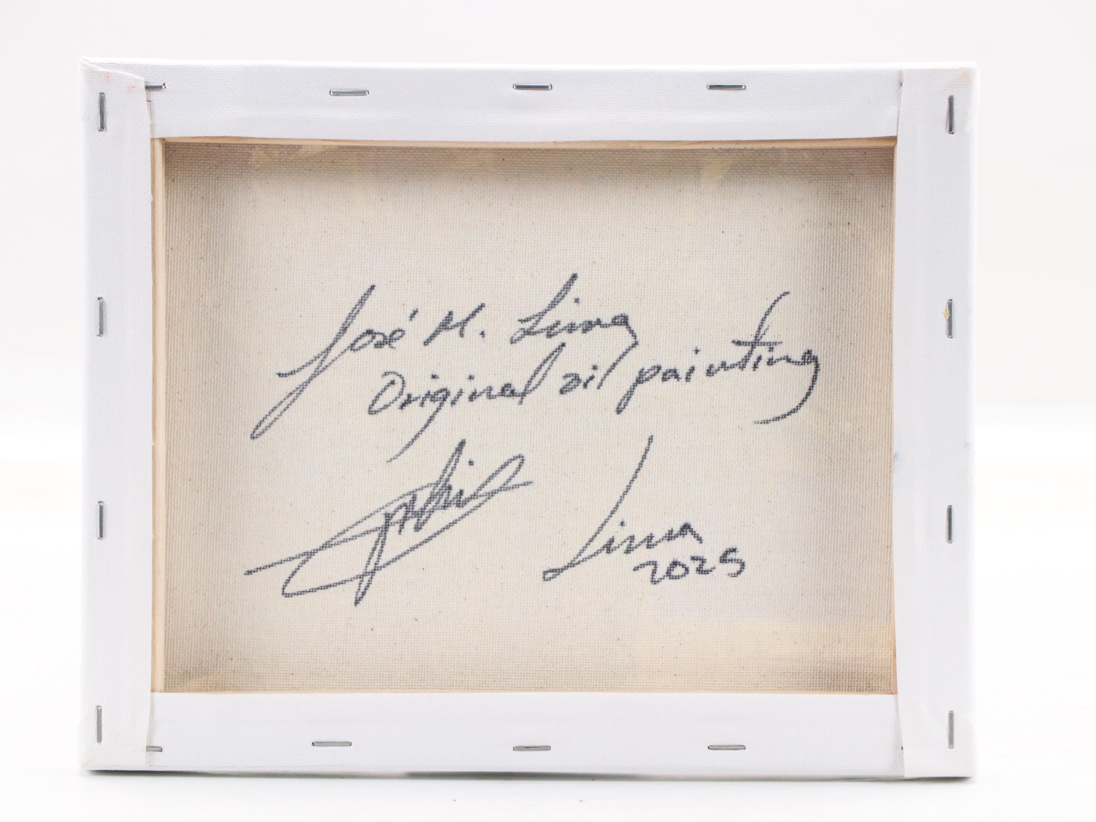 José M. Lima Floral Still Life Oil Painting, 2025