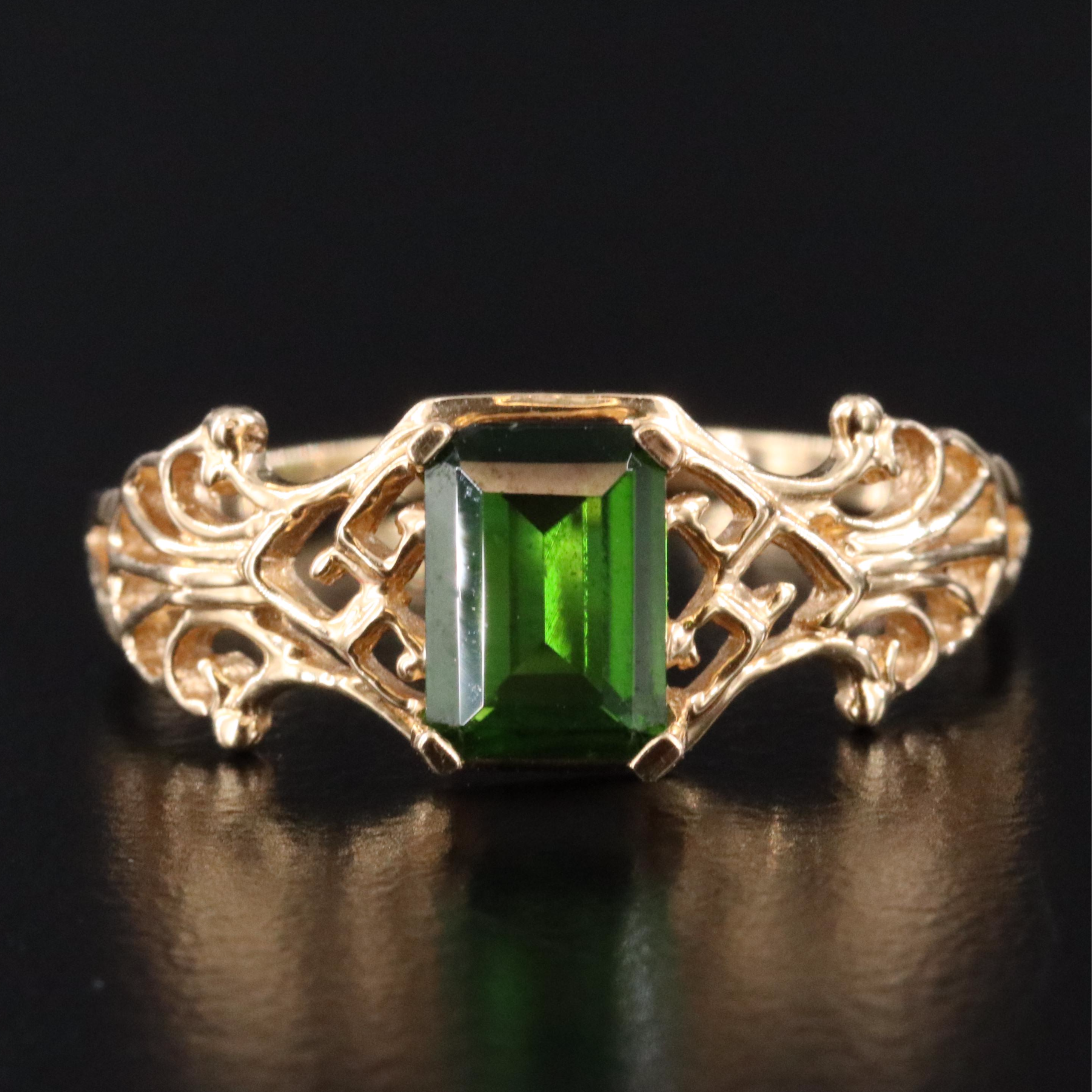 18K Tourmaline Ring