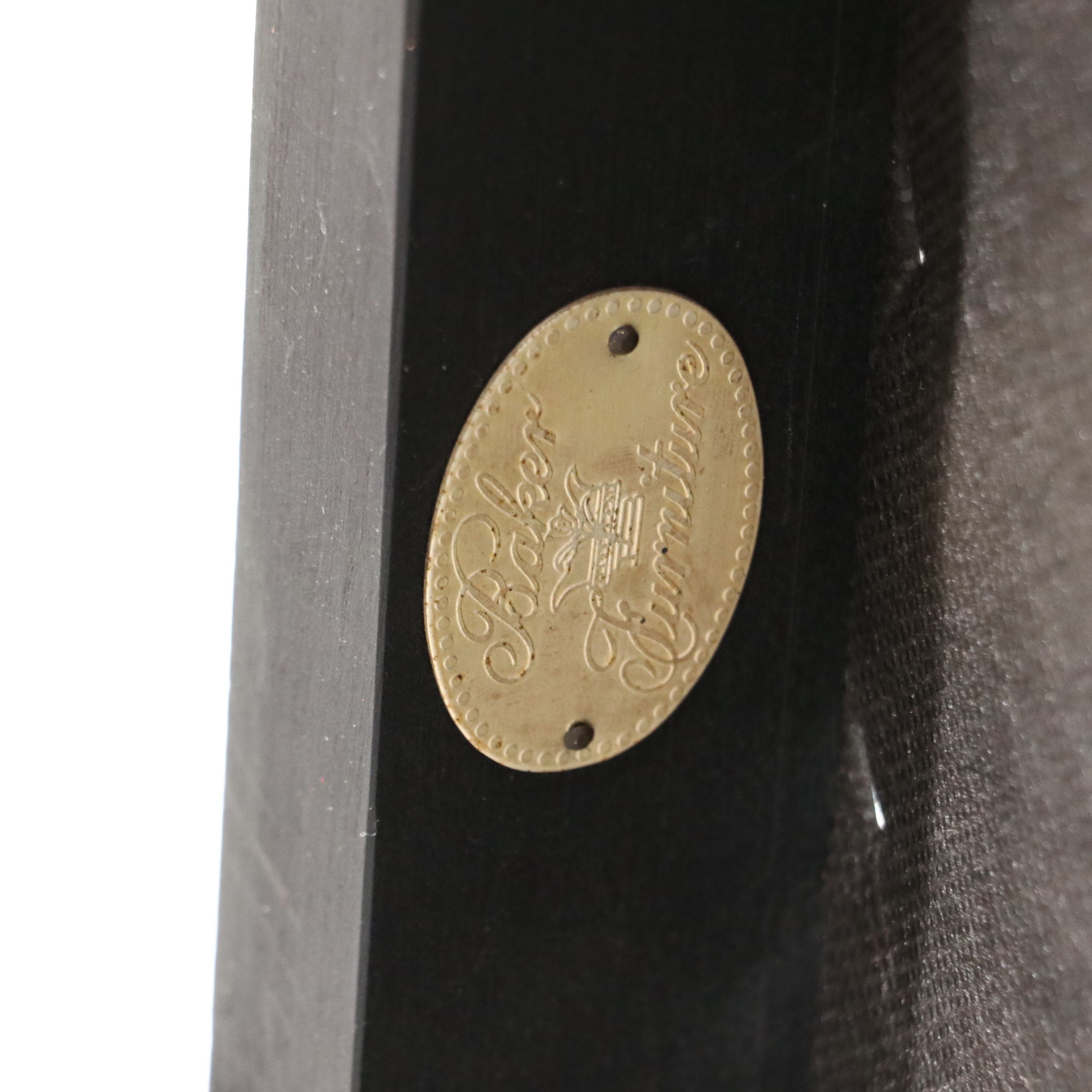 Baker Furniture Chinese Style Lacquered Wood Armchair