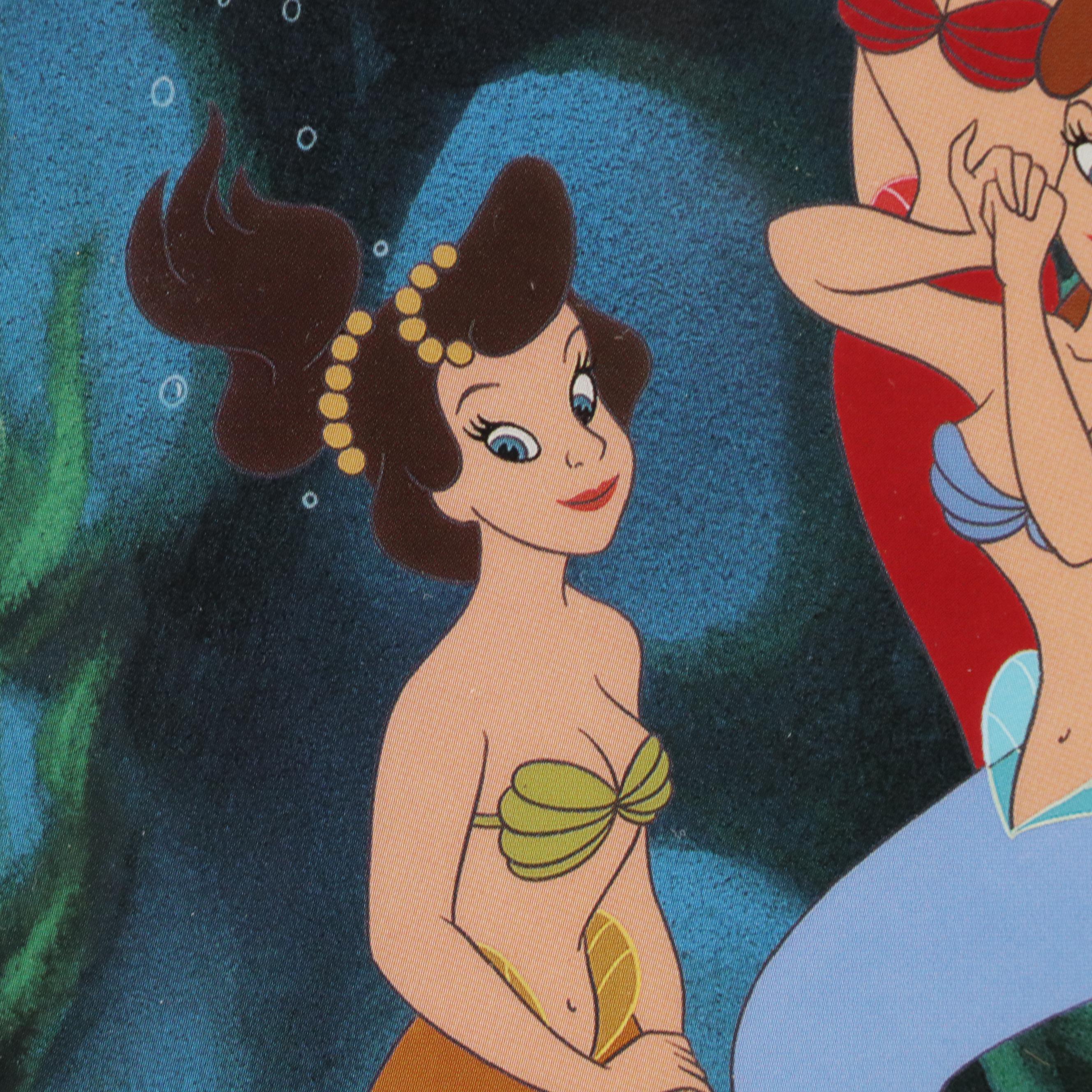 Disney Offset Lithograph of "The Little Mermaid," Late 20th Century