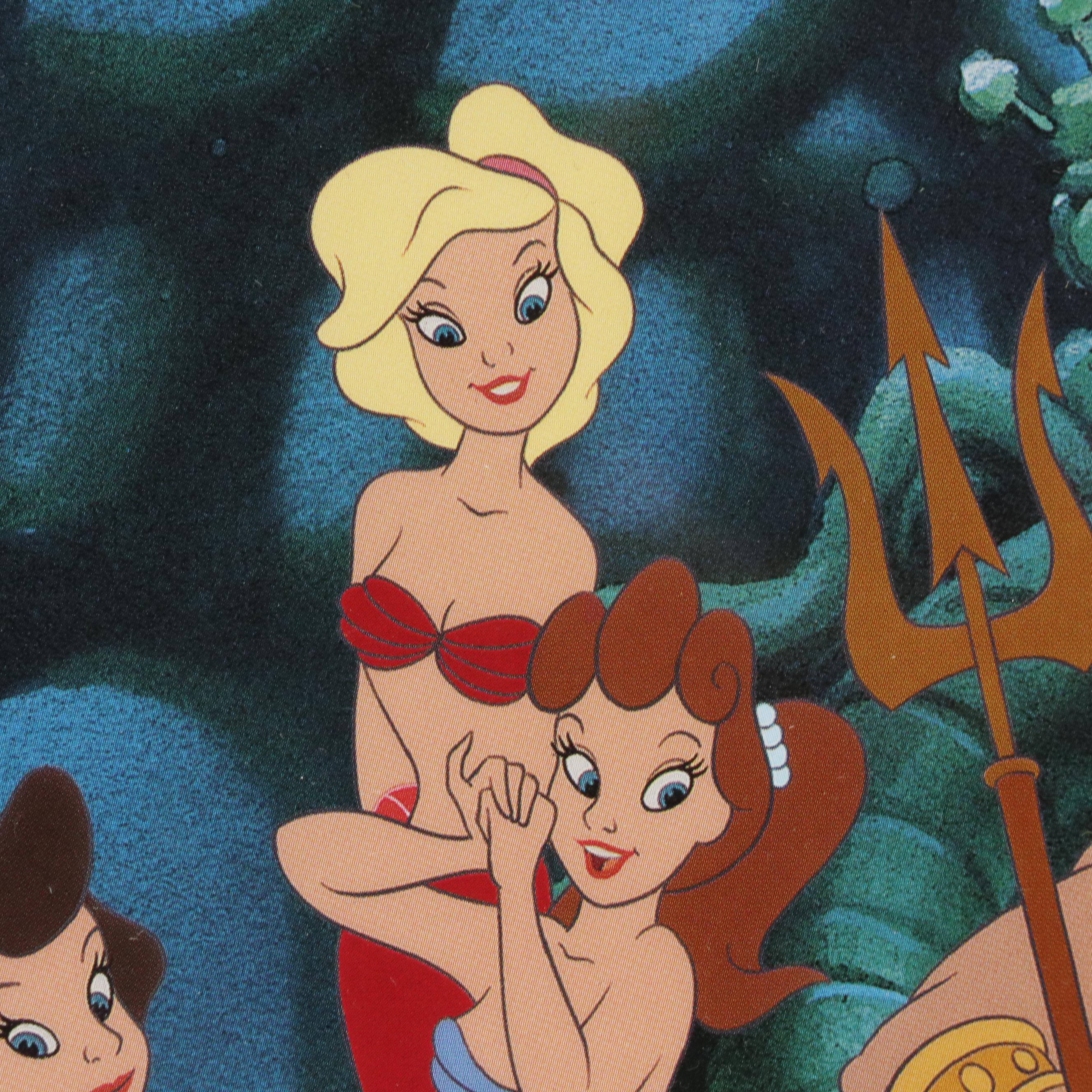 Disney Offset Lithograph of "The Little Mermaid," Late 20th Century