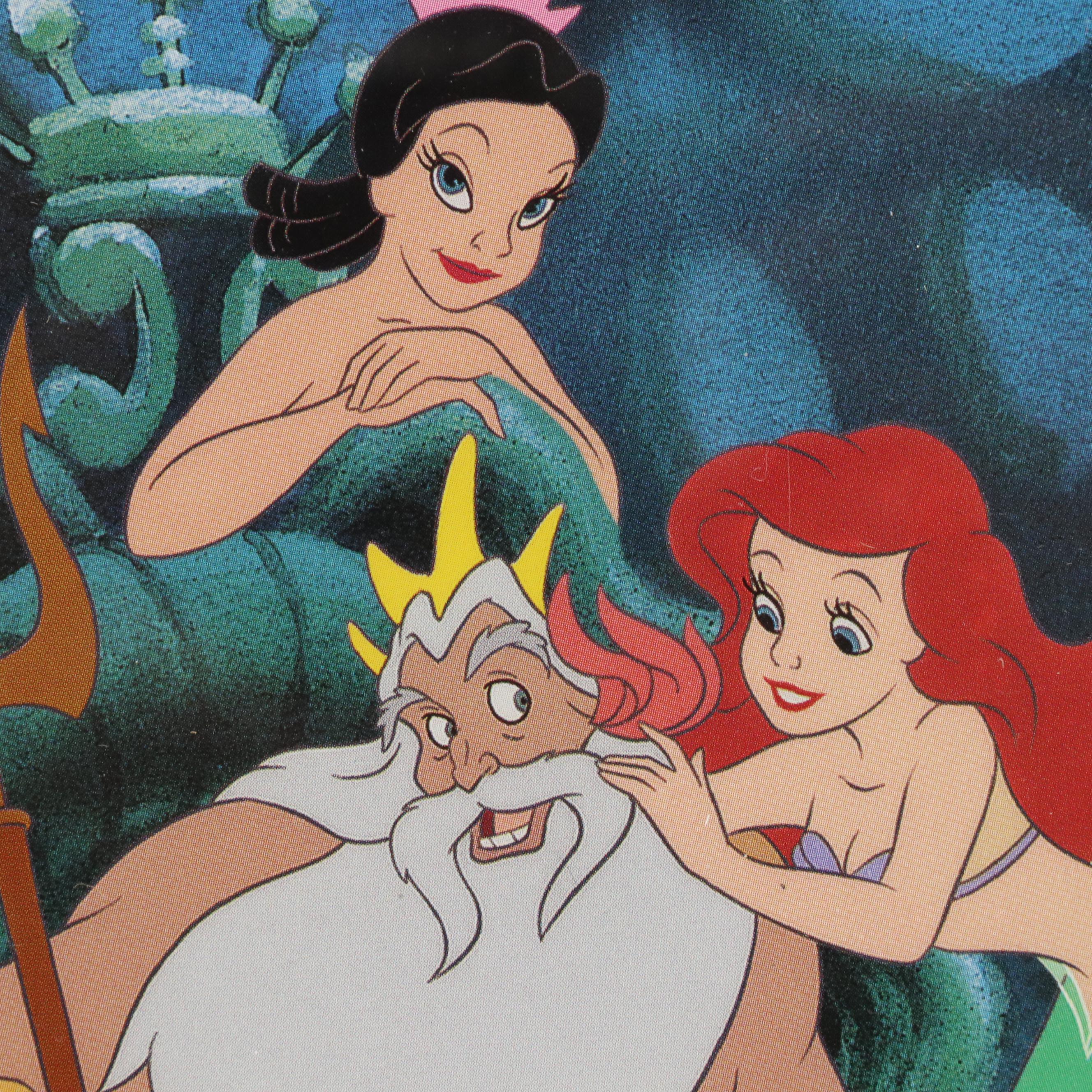 Disney Offset Lithograph of "The Little Mermaid," Late 20th Century