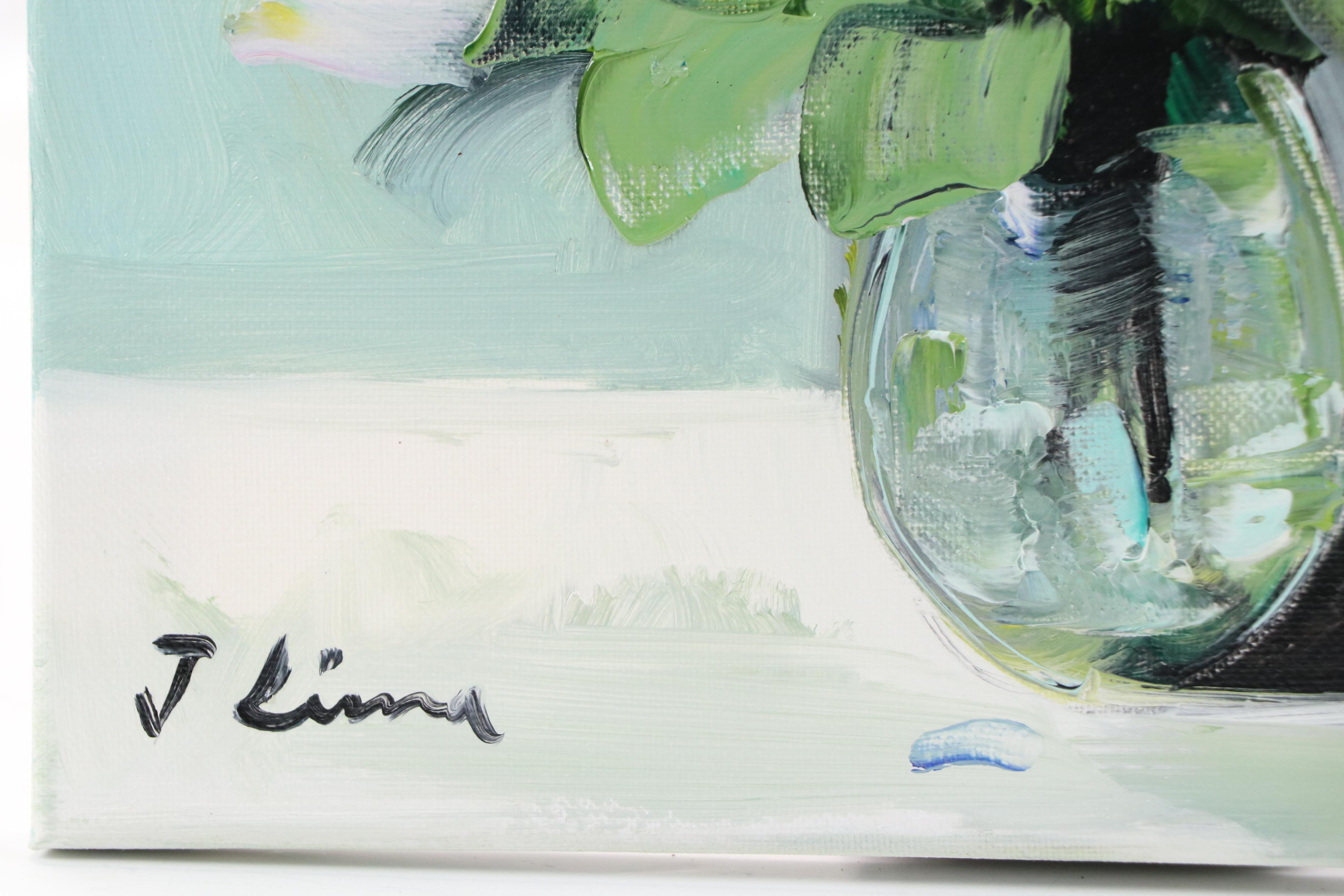 José M. Lima Floral Still Life Oil Painting, 2025