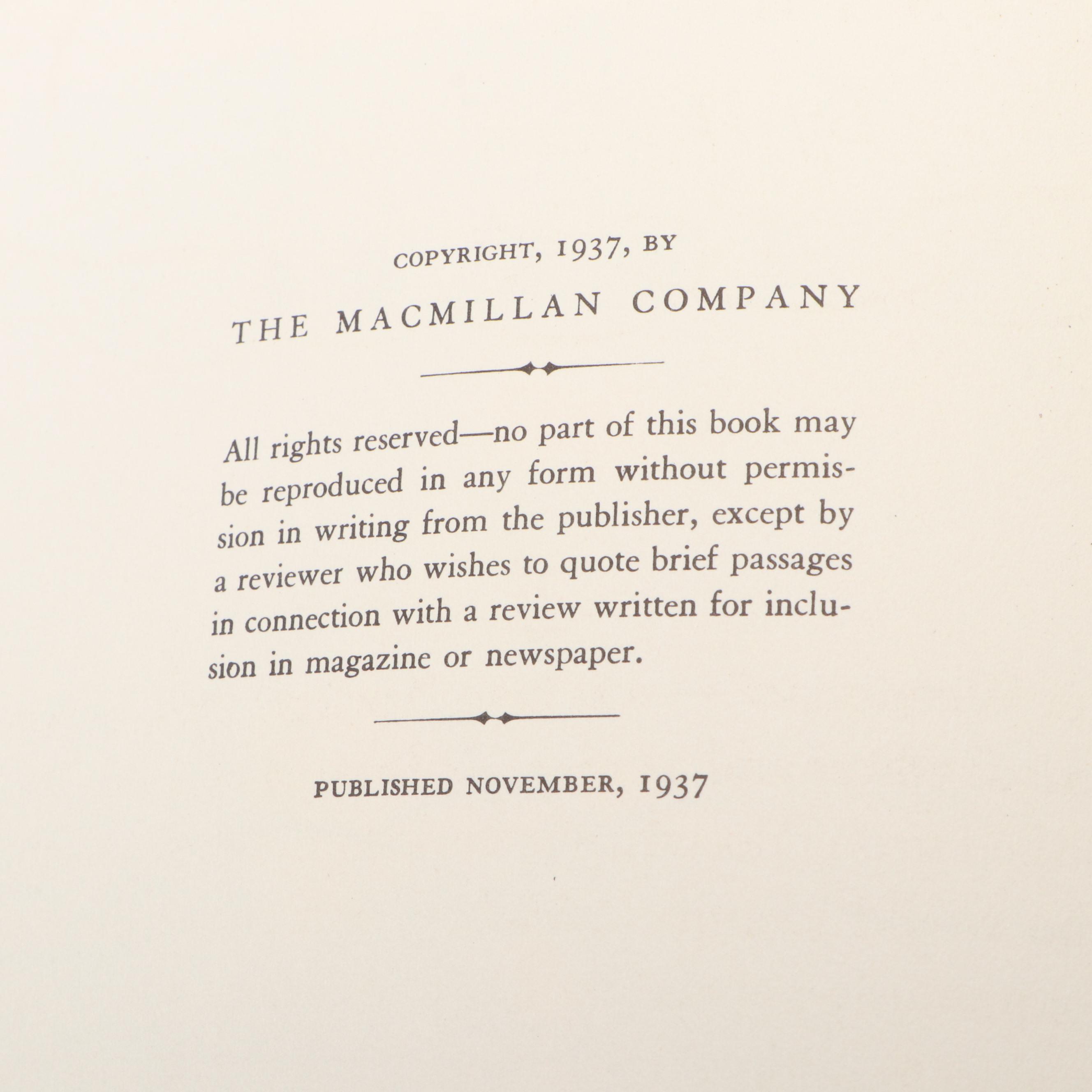 First Edition "The Birds of America" by John James Audubon, 1937