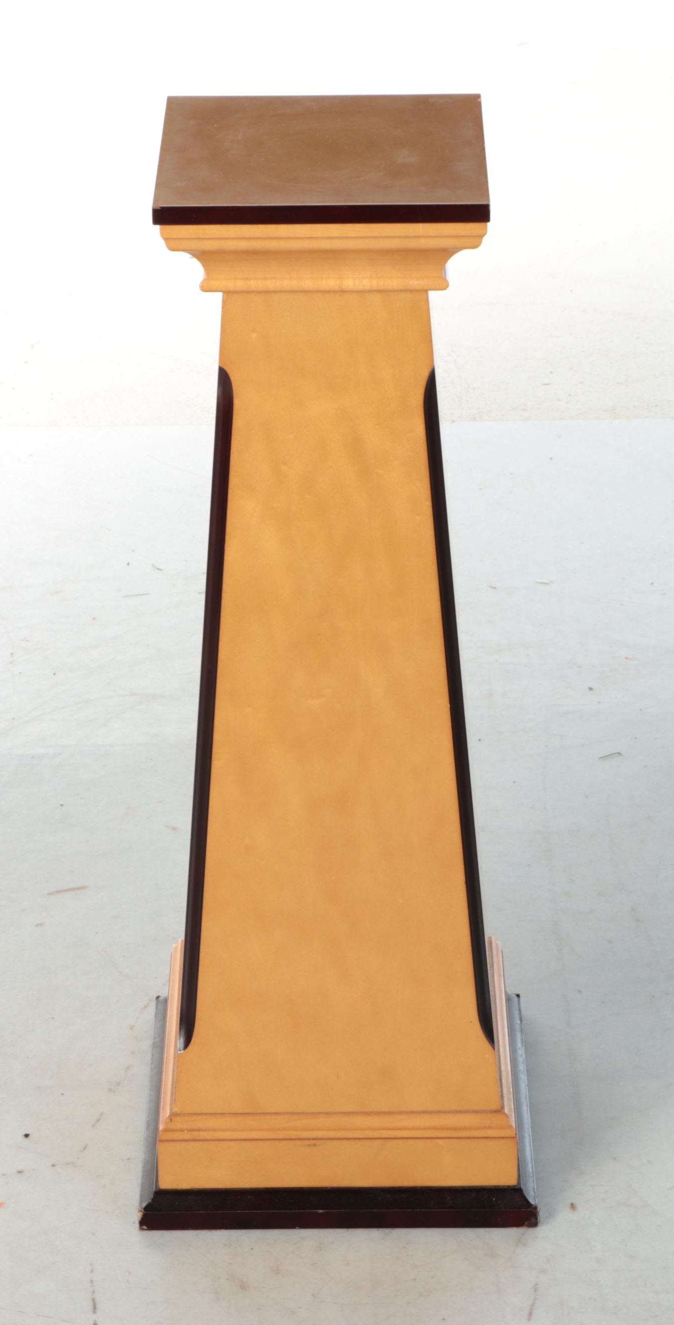 Maple Pedestal with Ebonized Accents