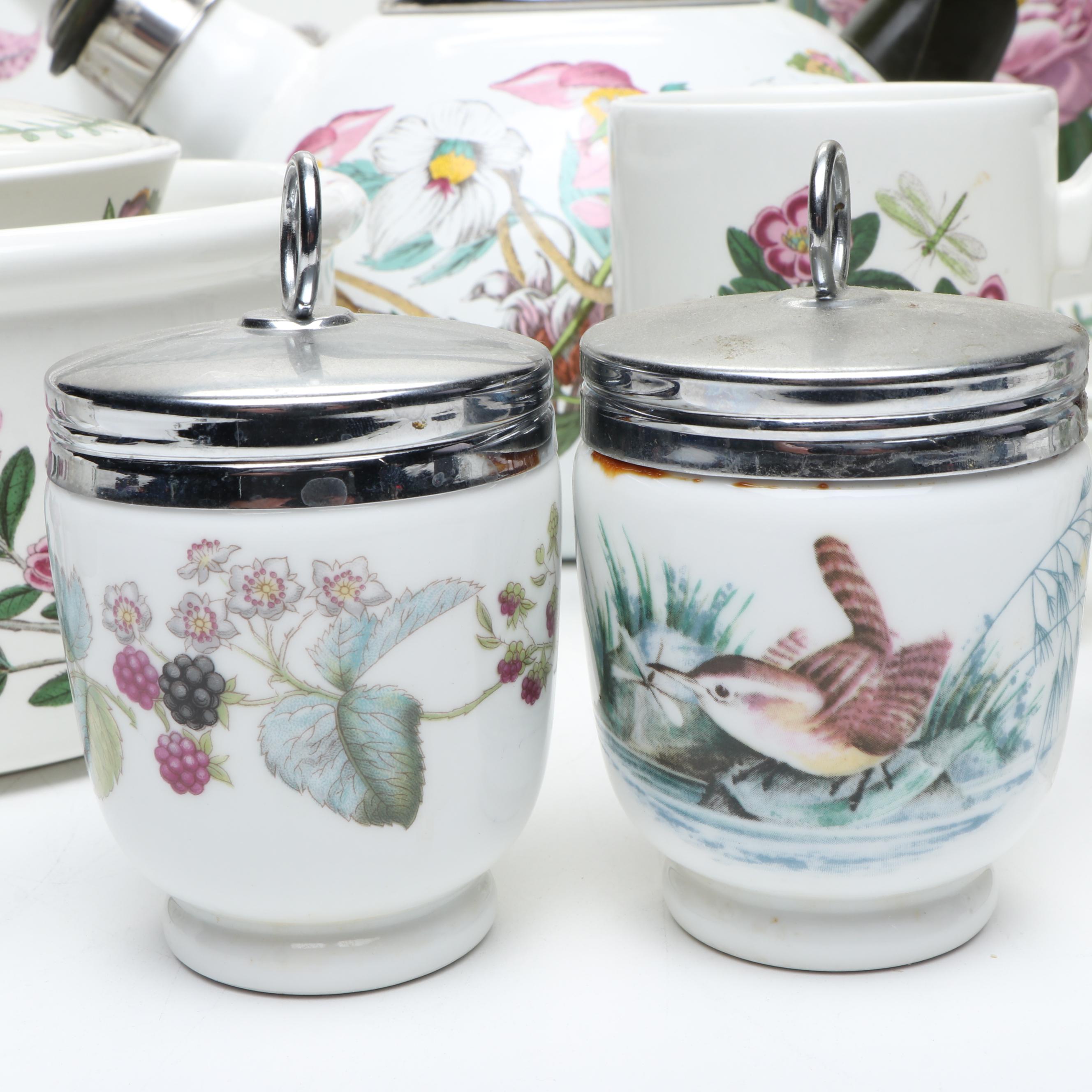 Portmeirion "Botanic Garden" Porcelain Tableware and Table Accessories