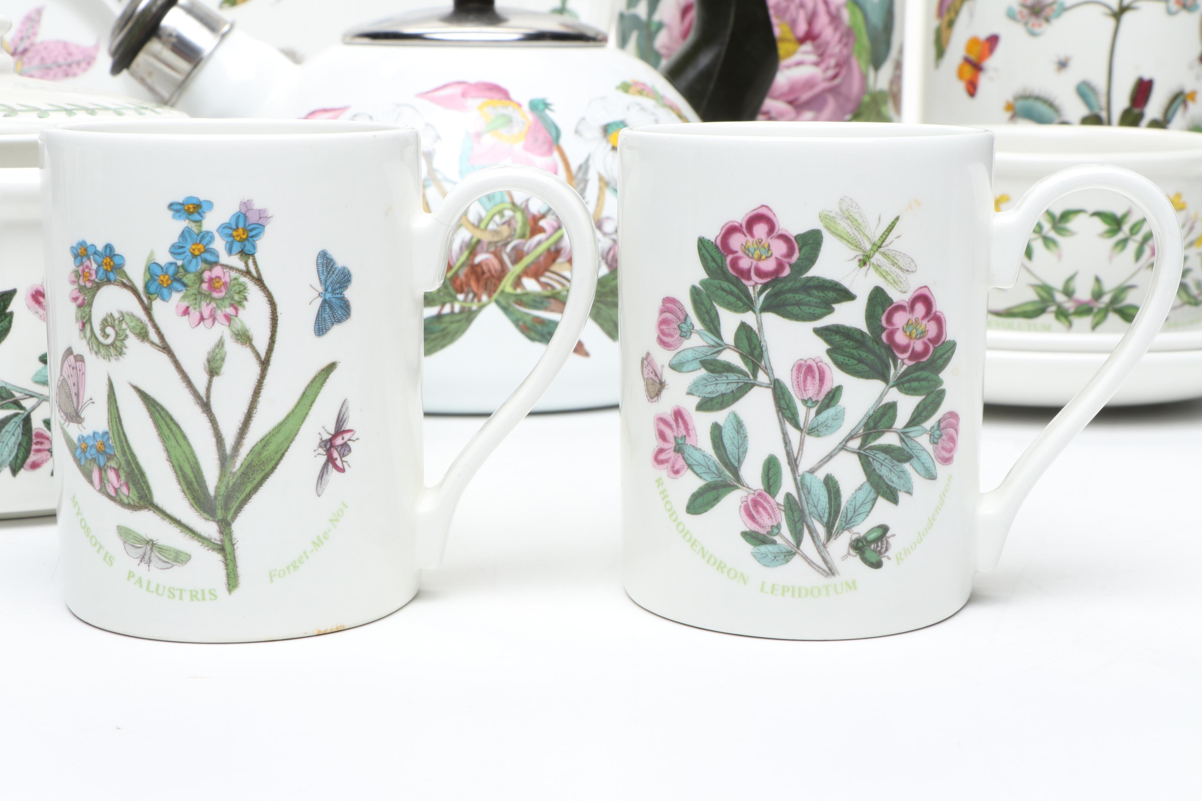 Portmeirion "Botanic Garden" Porcelain Tableware and Table Accessories