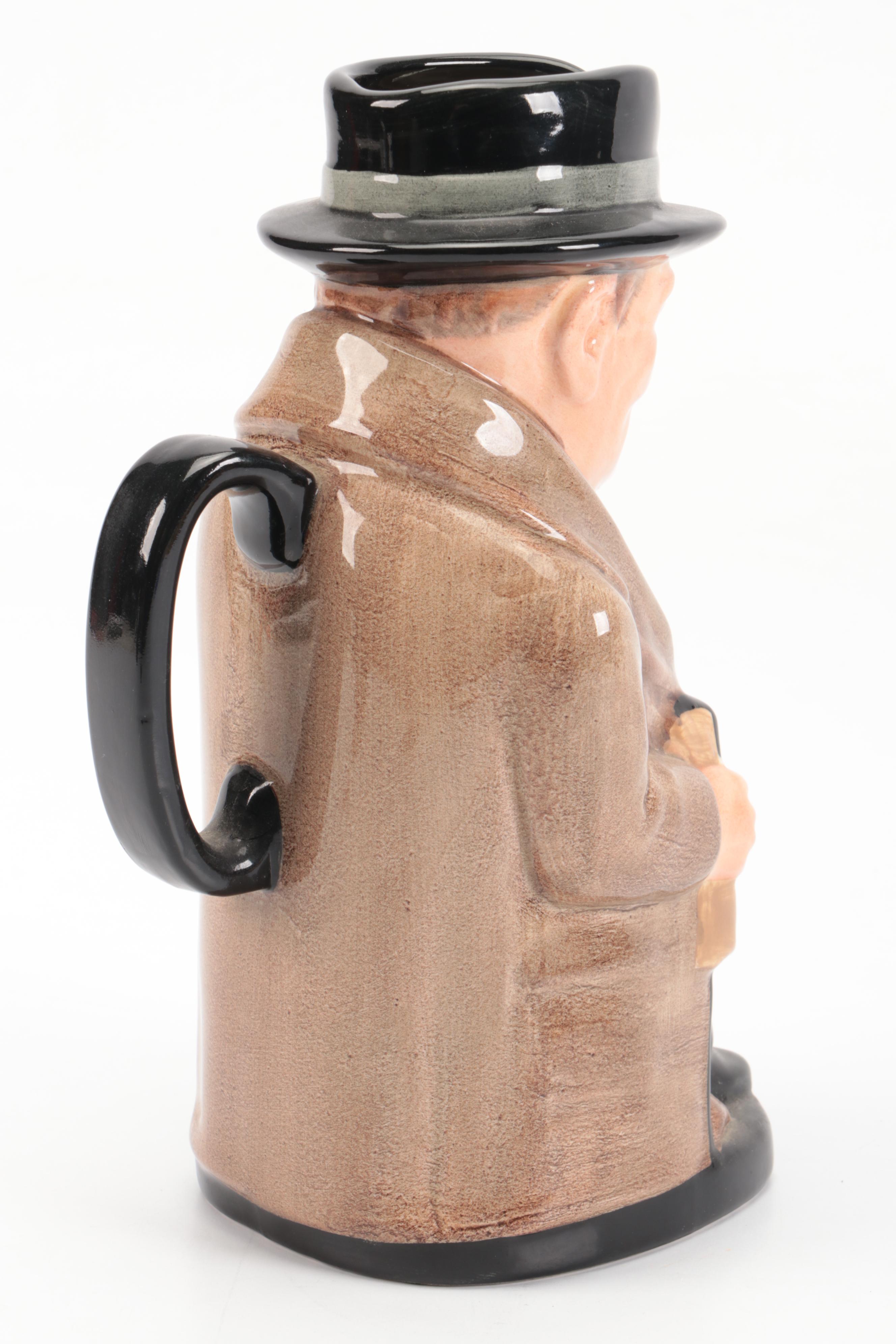Royal Doulton "Winston Churchill" Ceramic Toby Jug