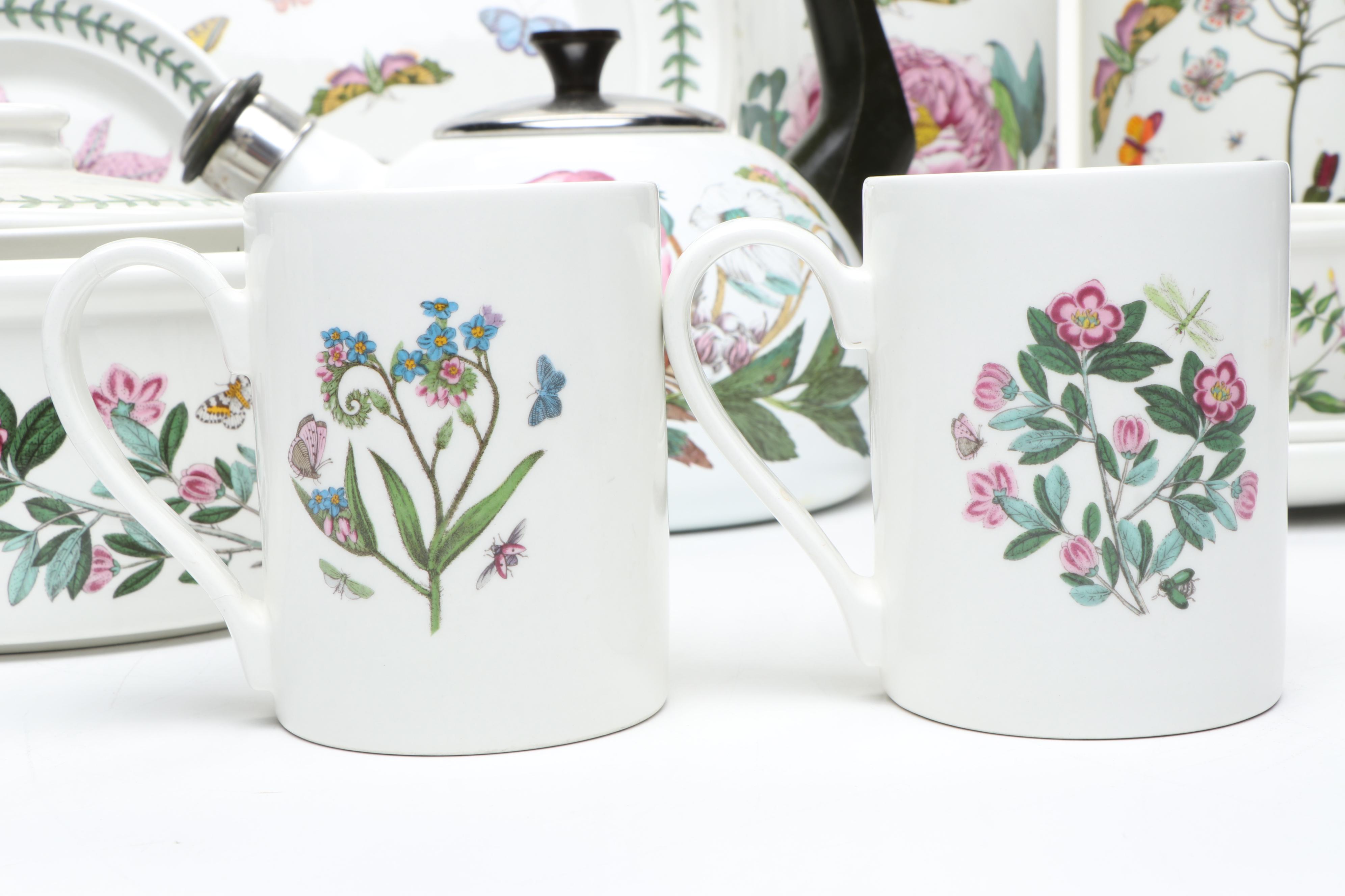 Portmeirion "Botanic Garden" Porcelain Tableware and Table Accessories