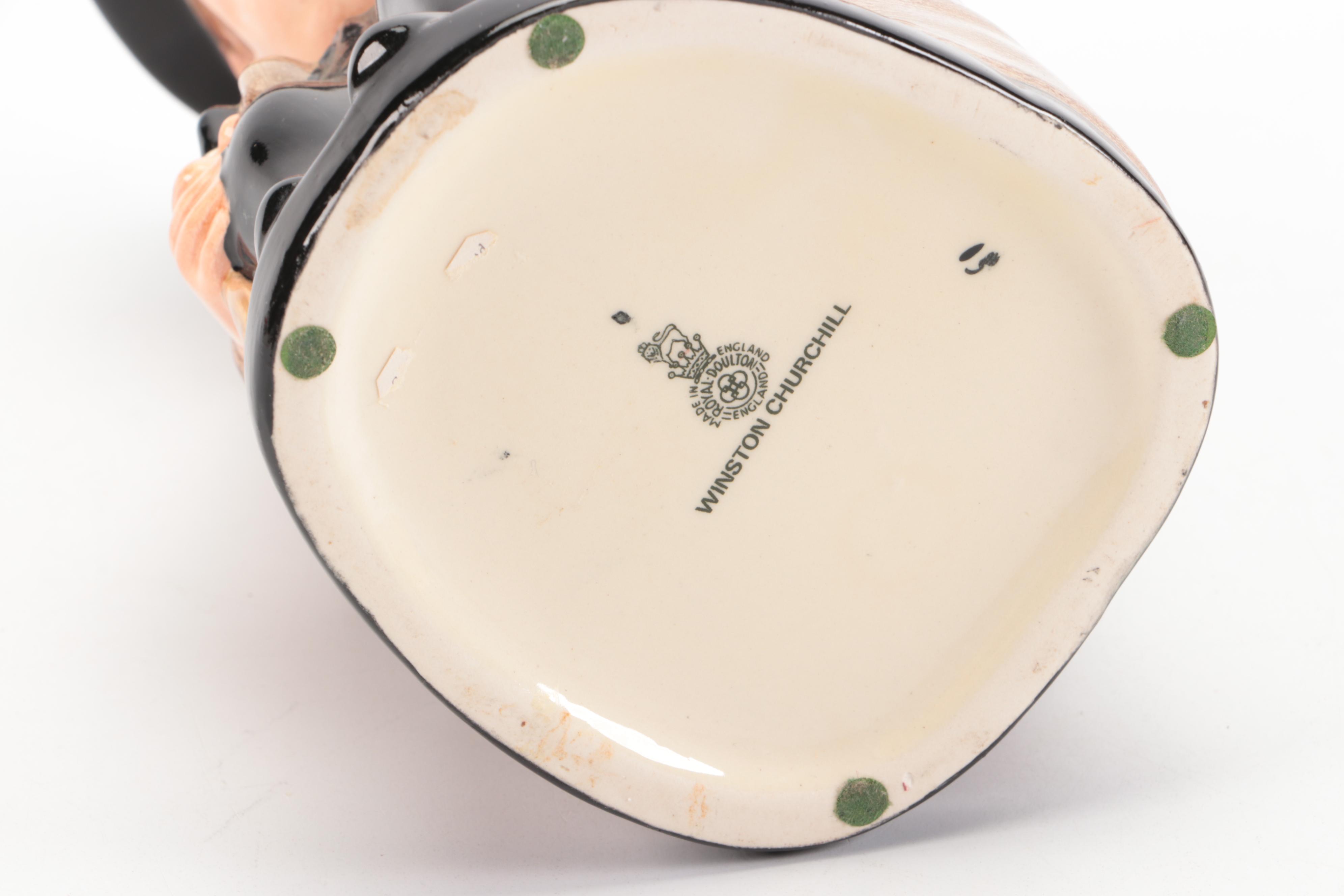 Royal Doulton "Winston Churchill" Ceramic Toby Jug