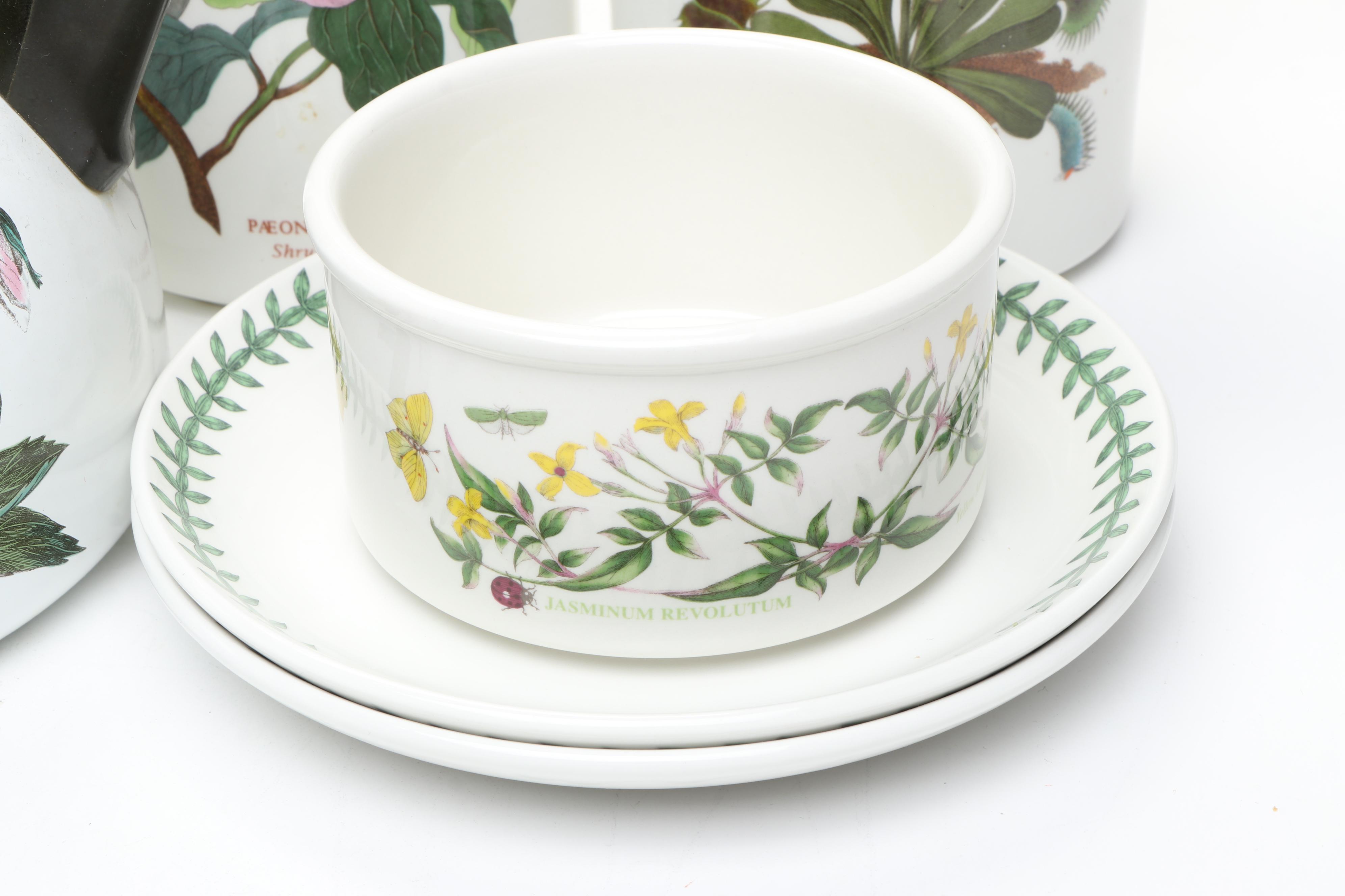 Portmeirion "Botanic Garden" Porcelain Tableware and Table Accessories