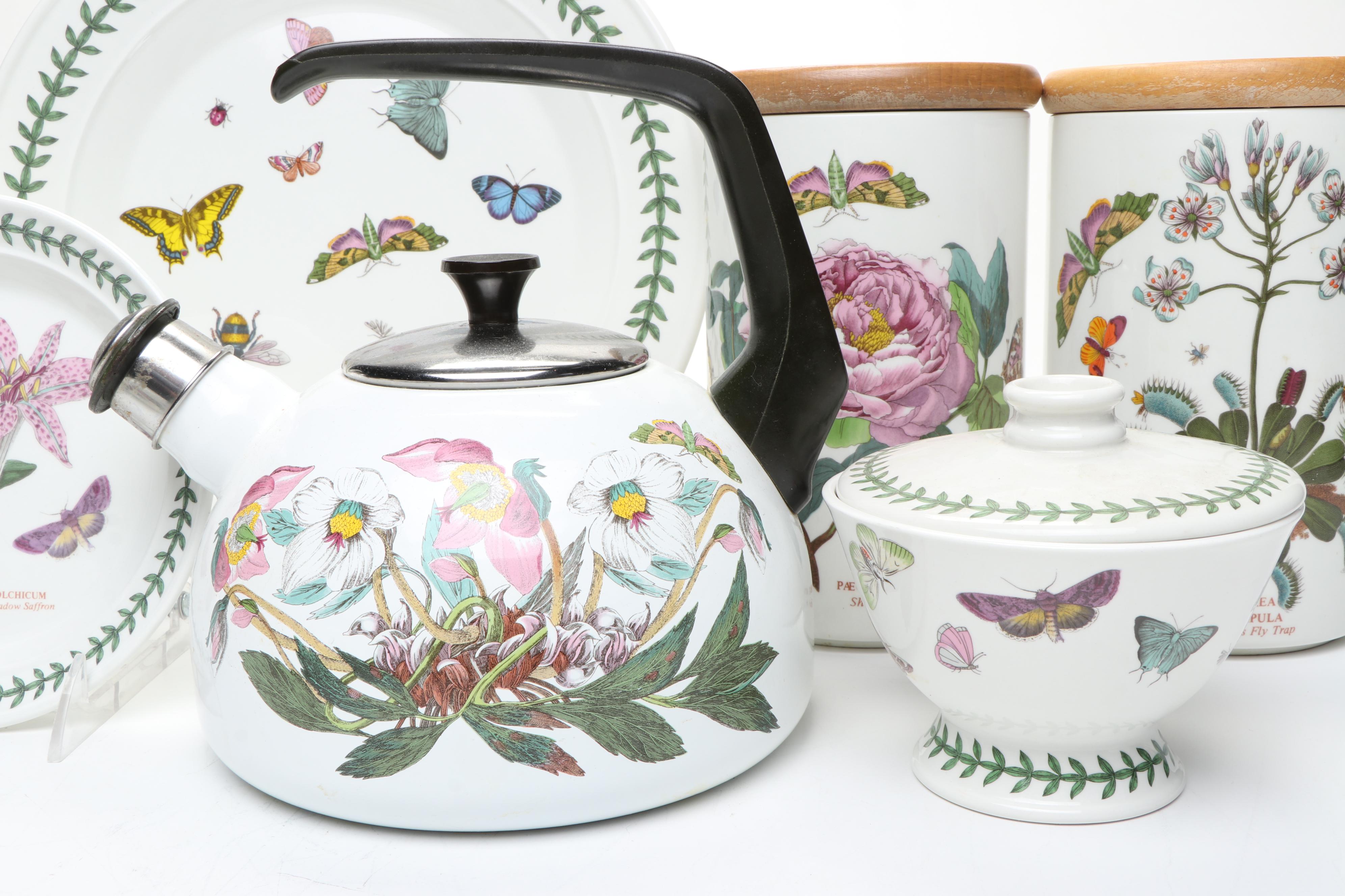 Portmeirion "Botanic Garden" Porcelain Tableware and Table Accessories