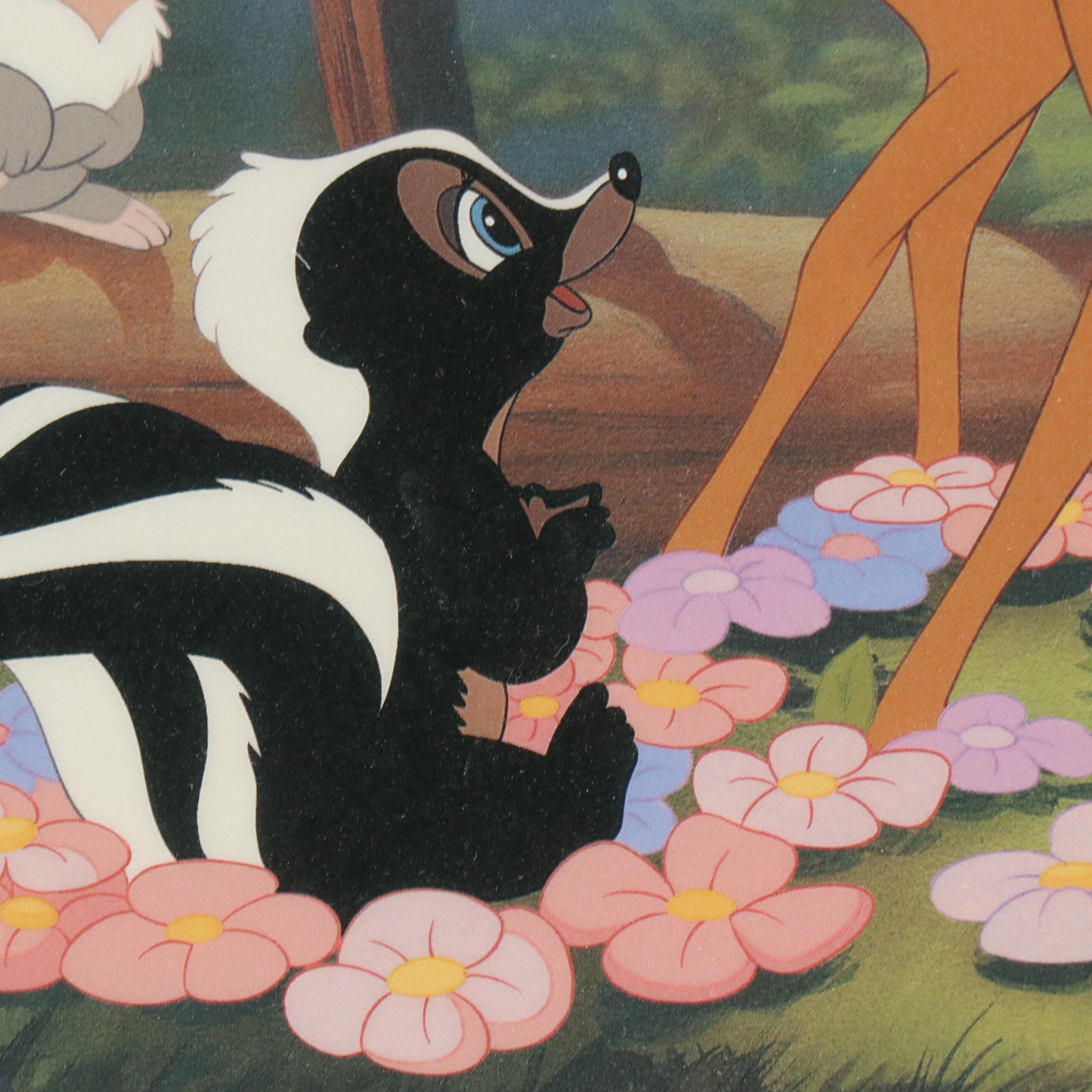 The Disney Store Commemorative Offset Lithograph of "Bambi," 1997