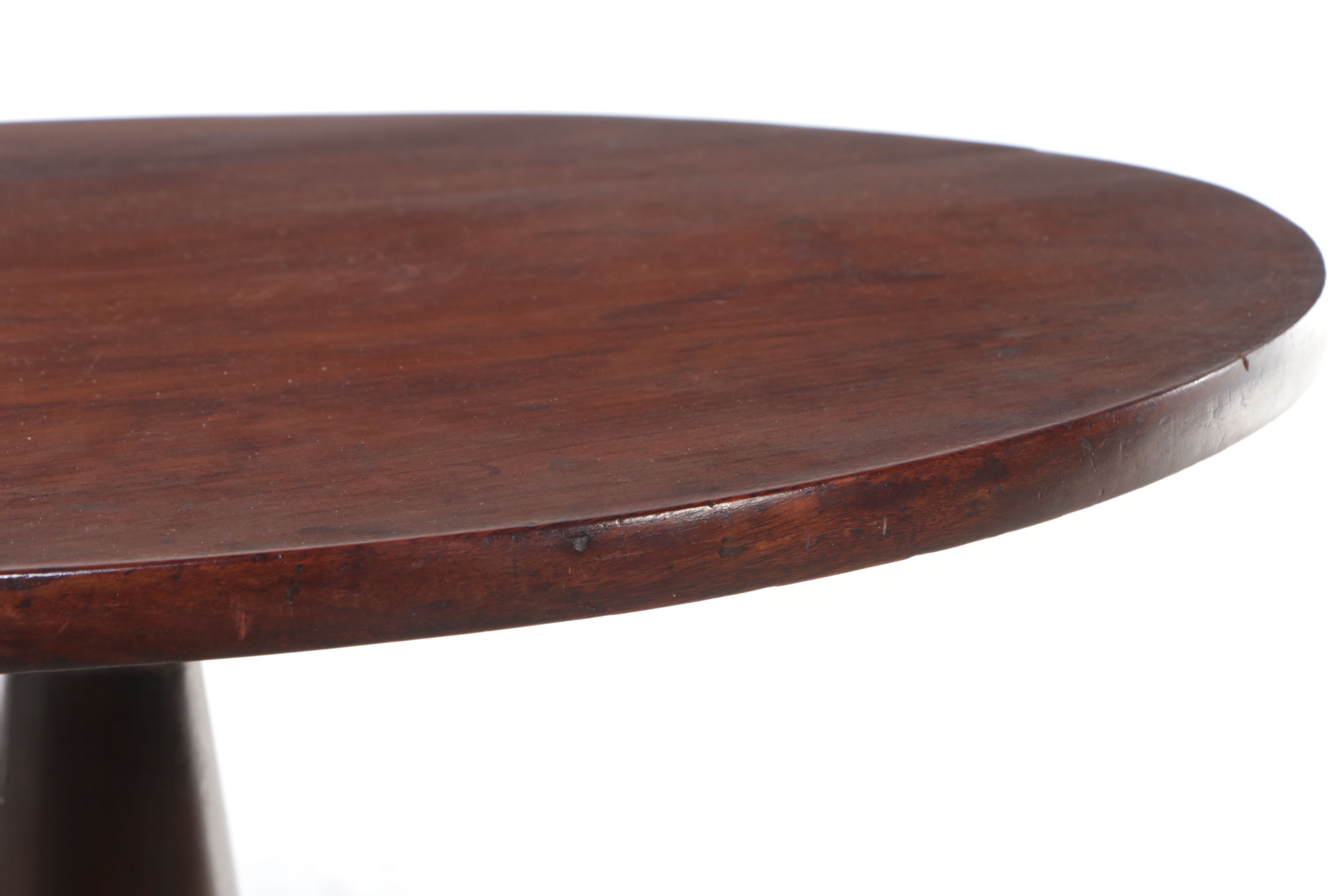 Mahogany Tilt-Top Table with Victorian Needlepoint Upholstered Side Chair