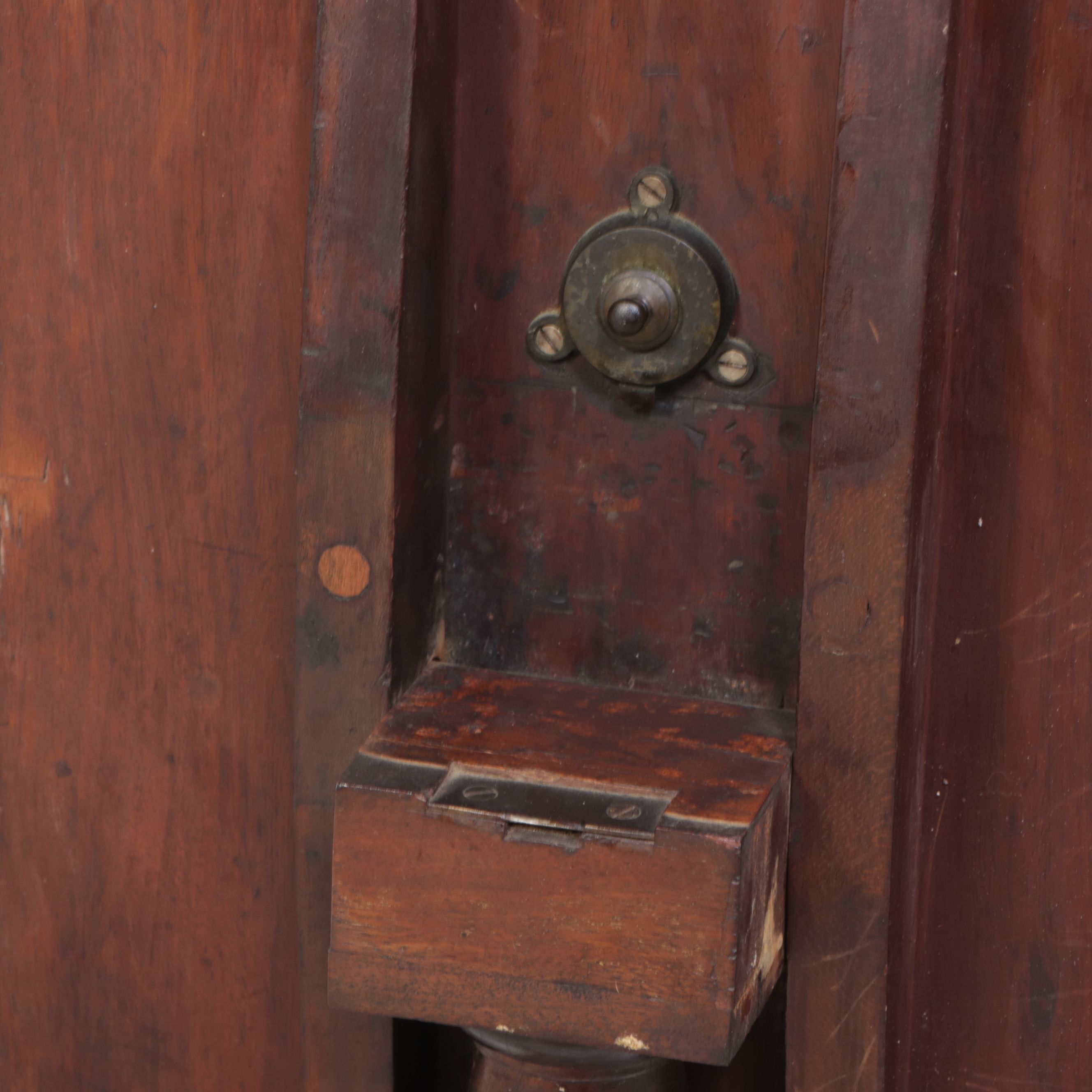 Mahogany Tilt-Top Table with Victorian Needlepoint Upholstered Side Chair