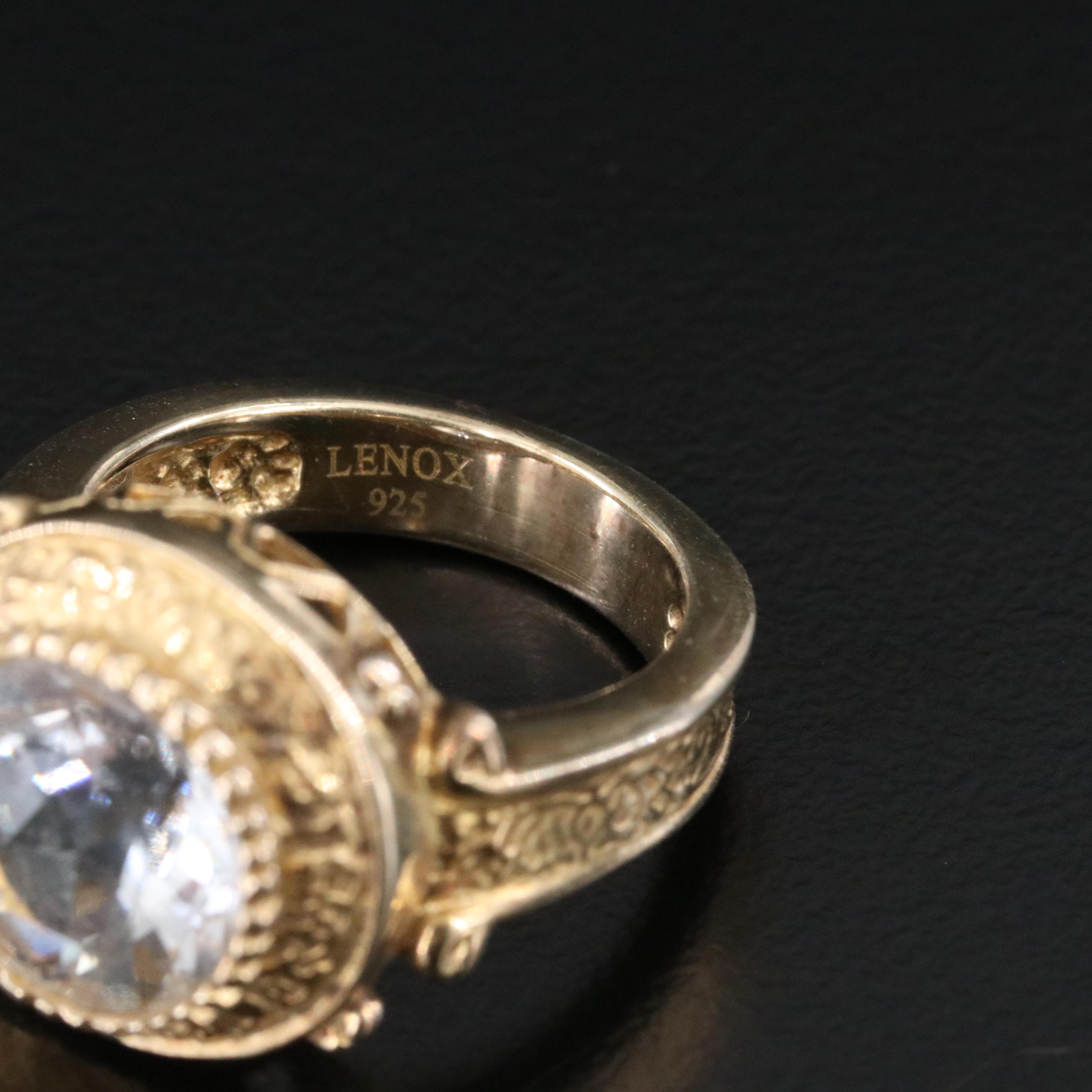 Sterling White Sapphire Ring