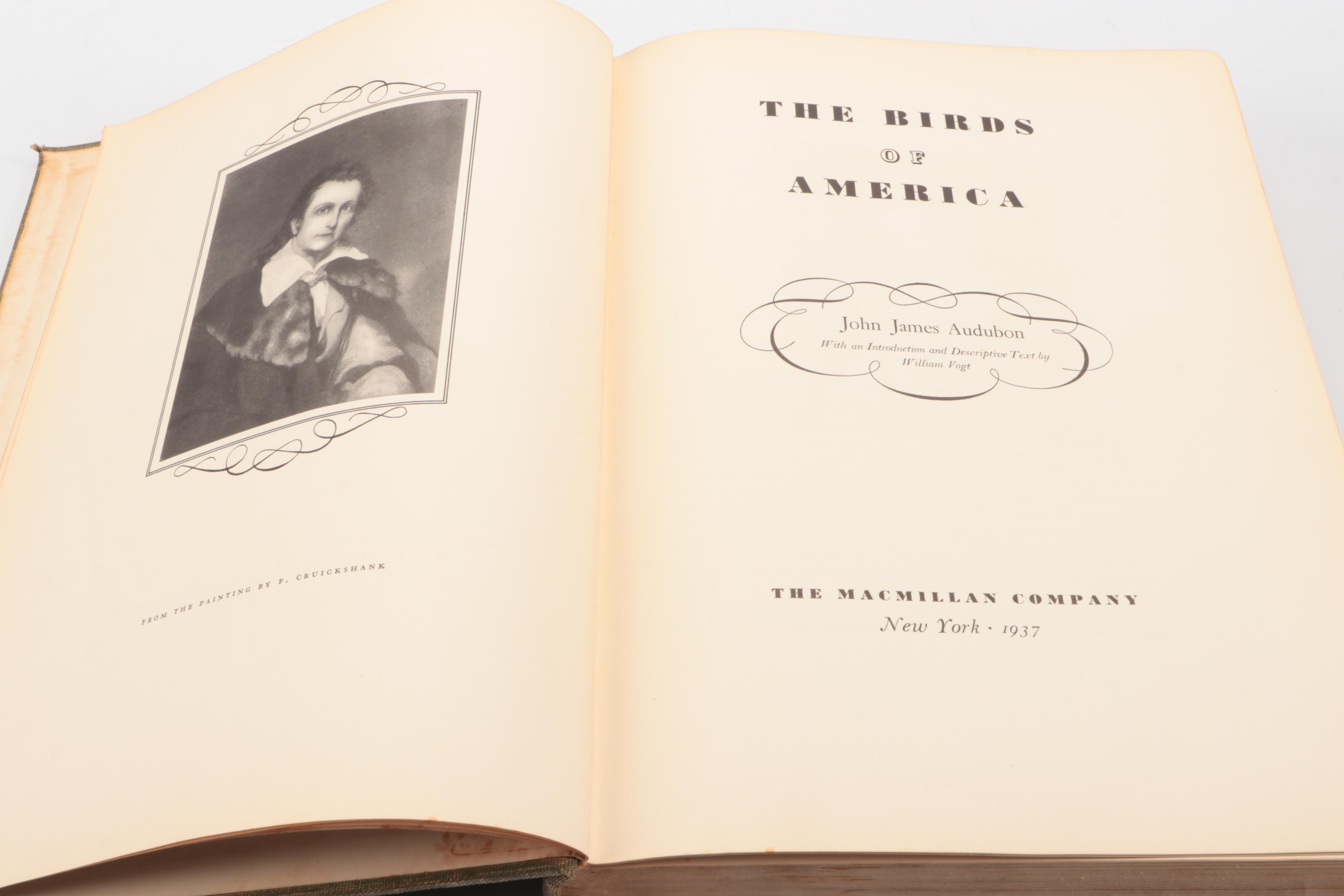 First Edition "The Birds of America" by John James Audubon, 1937