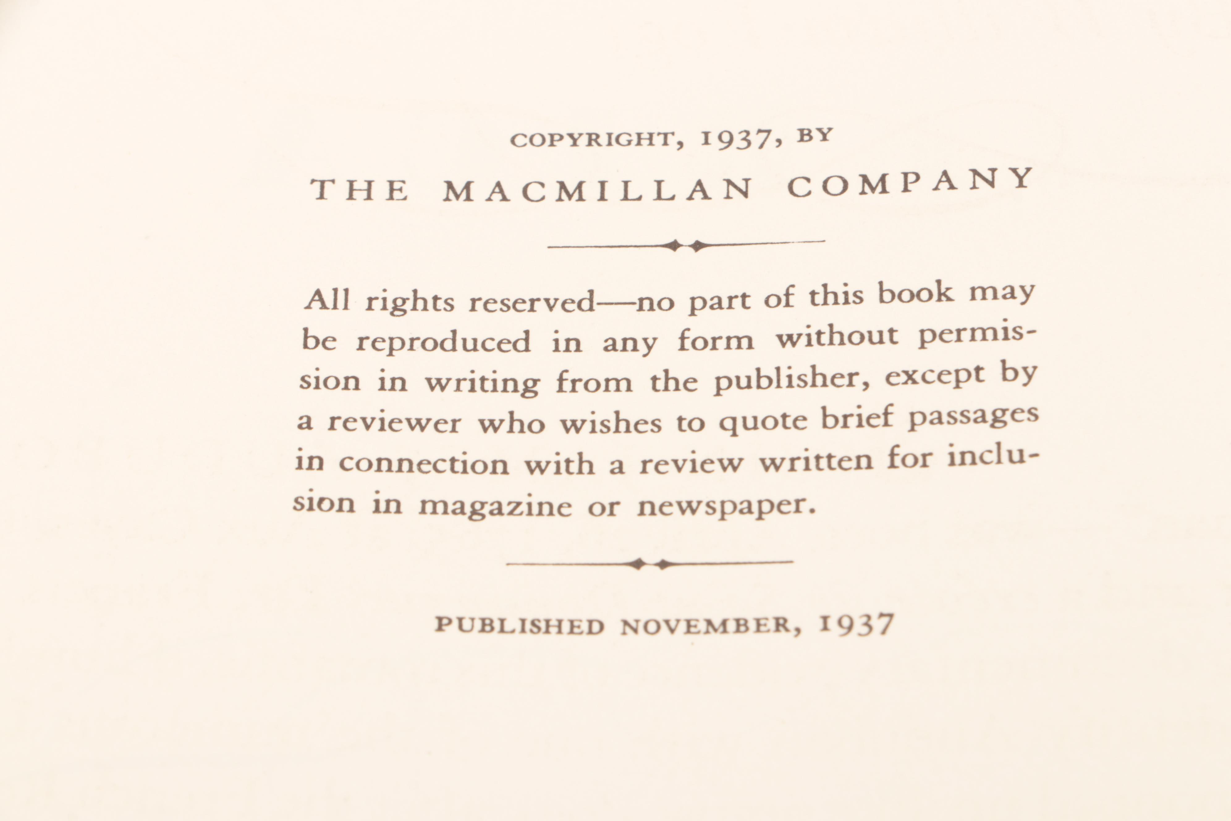 First Edition "The Birds of America" by John James Audubon, 1937