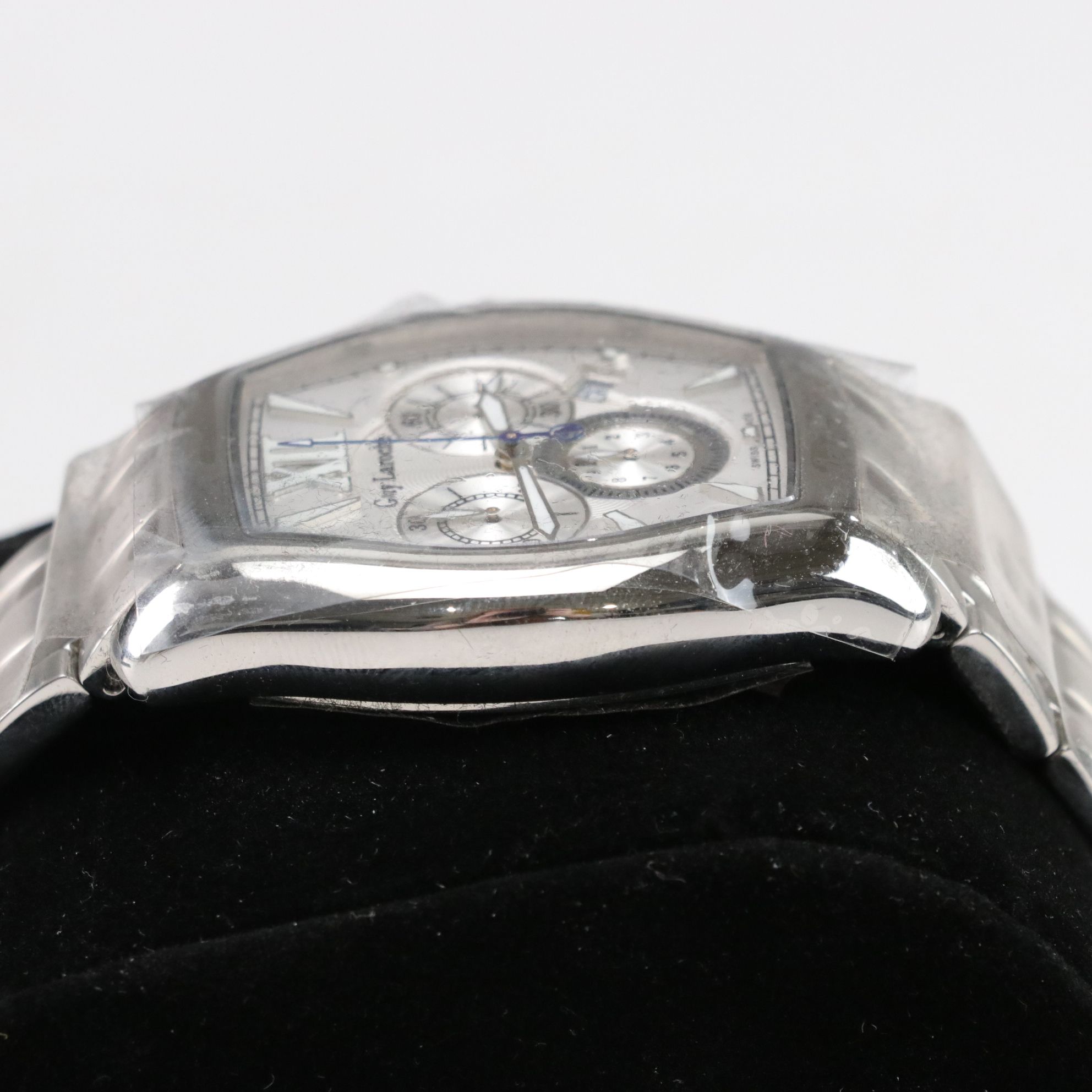 Guy Laroche Stainless Steel Chronograph Quartz Watch