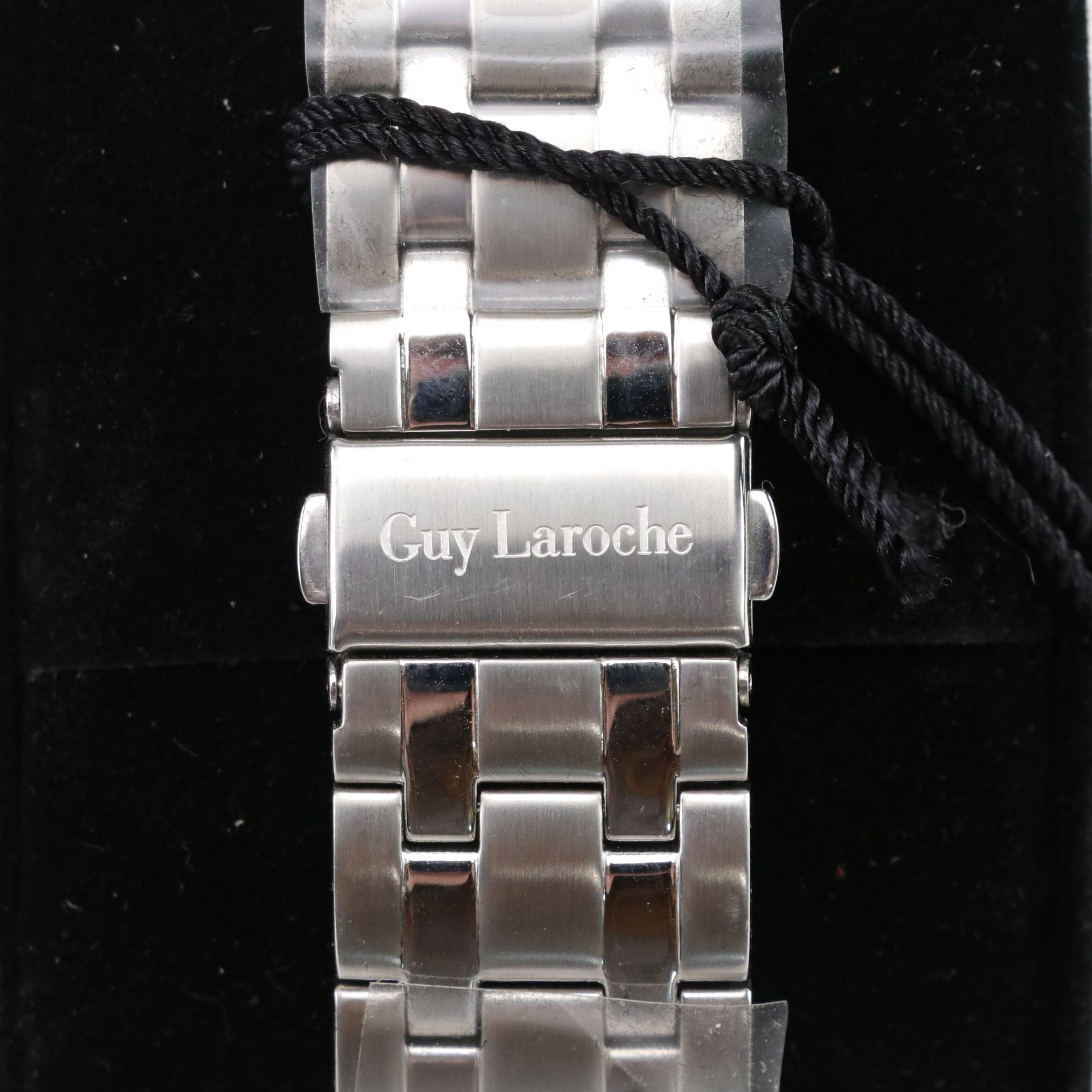 Guy Laroche Stainless Steel Chronograph Quartz Watch