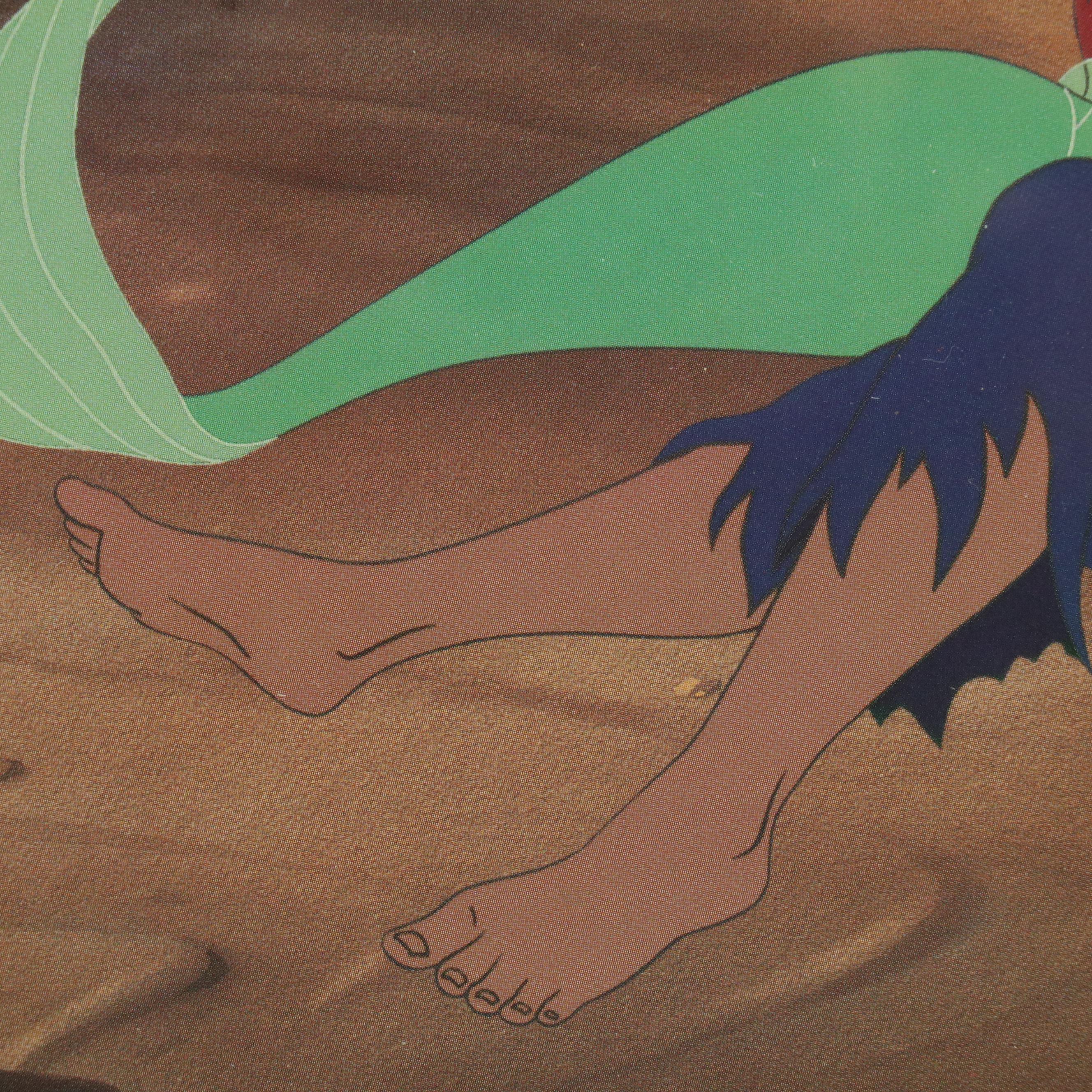 Disney Offset Lithograph of "The Little Mermaid," Late 20th Century