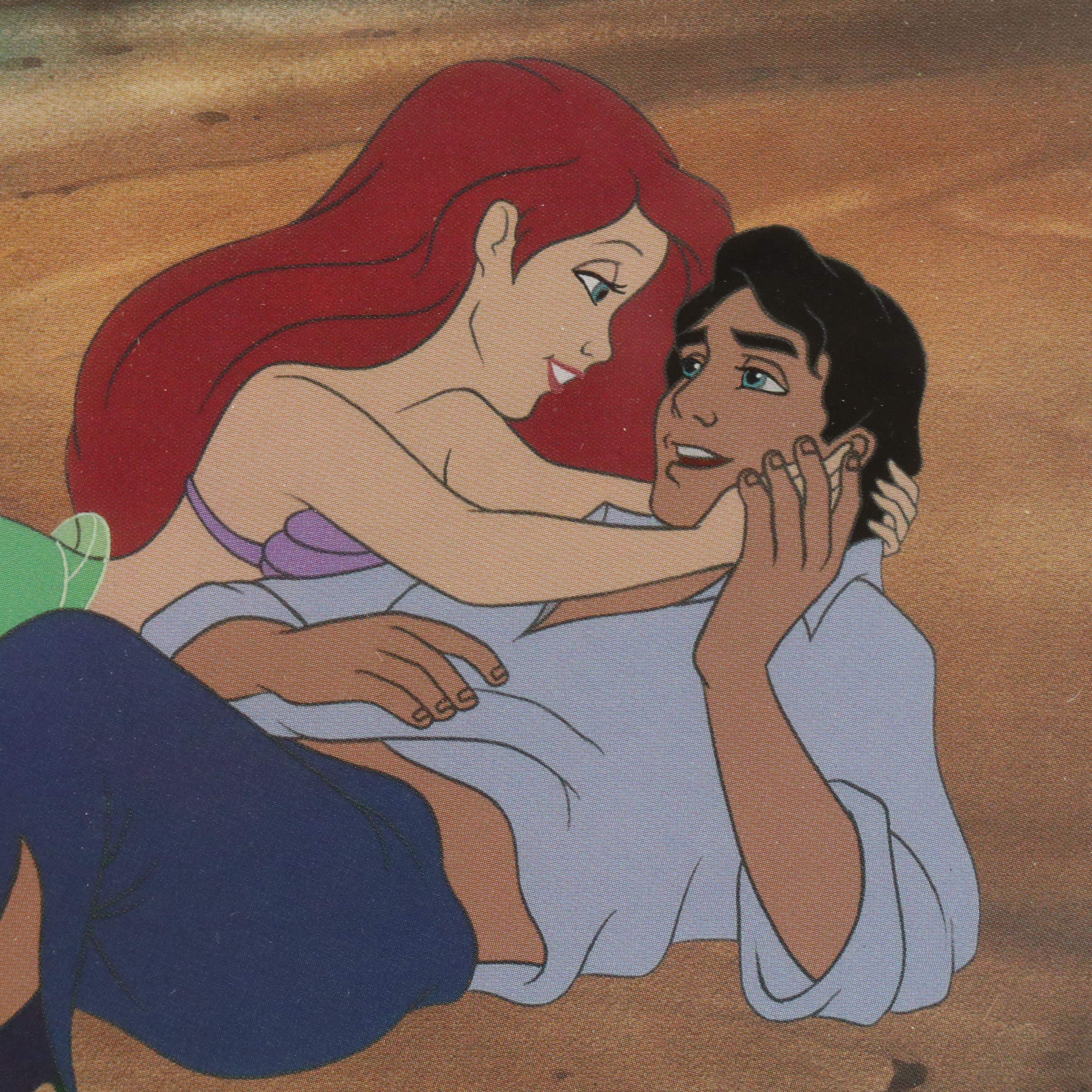 Disney Offset Lithograph of "The Little Mermaid," Late 20th Century