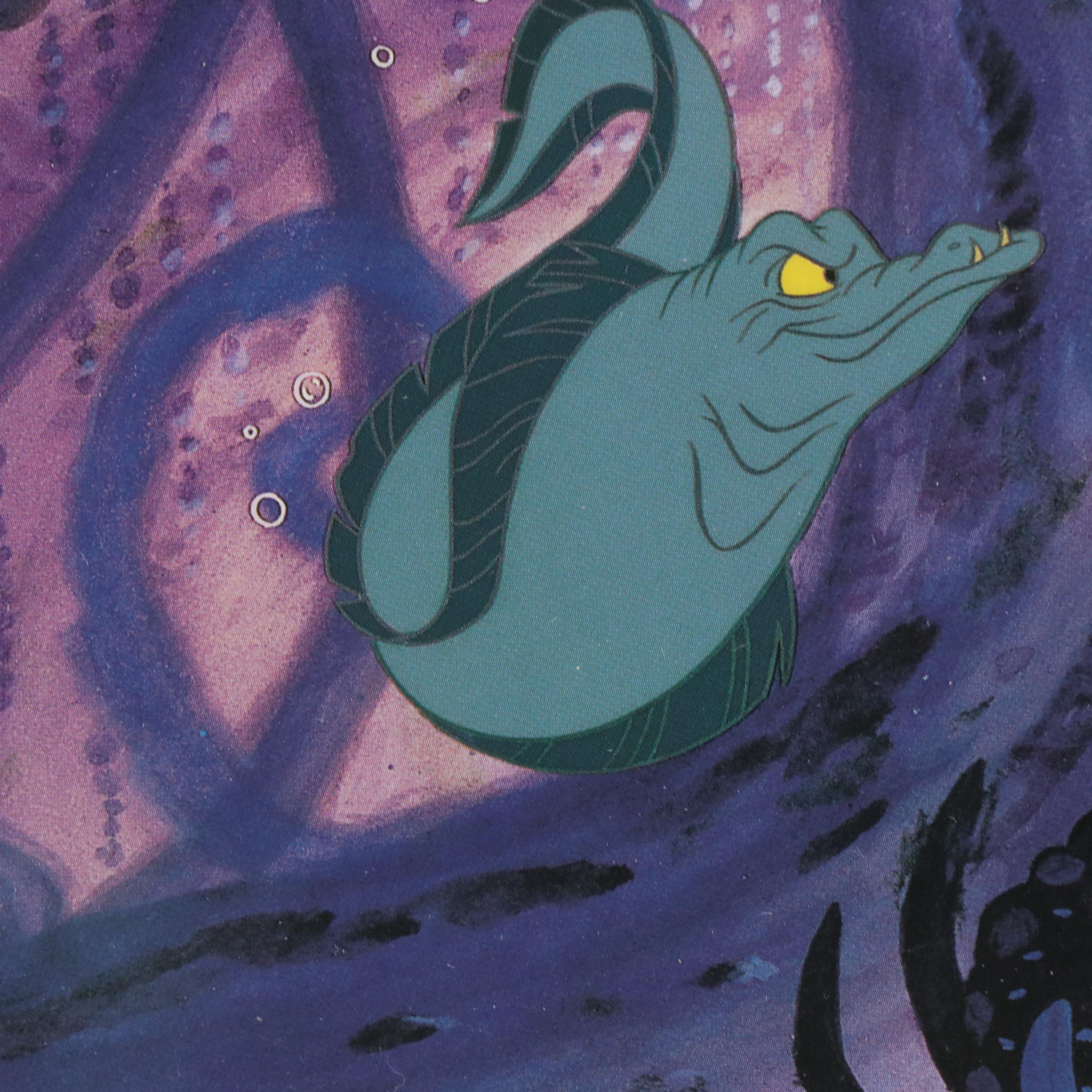 Disney Offset Lithograph of "The Little Mermaid," Late 20th Century