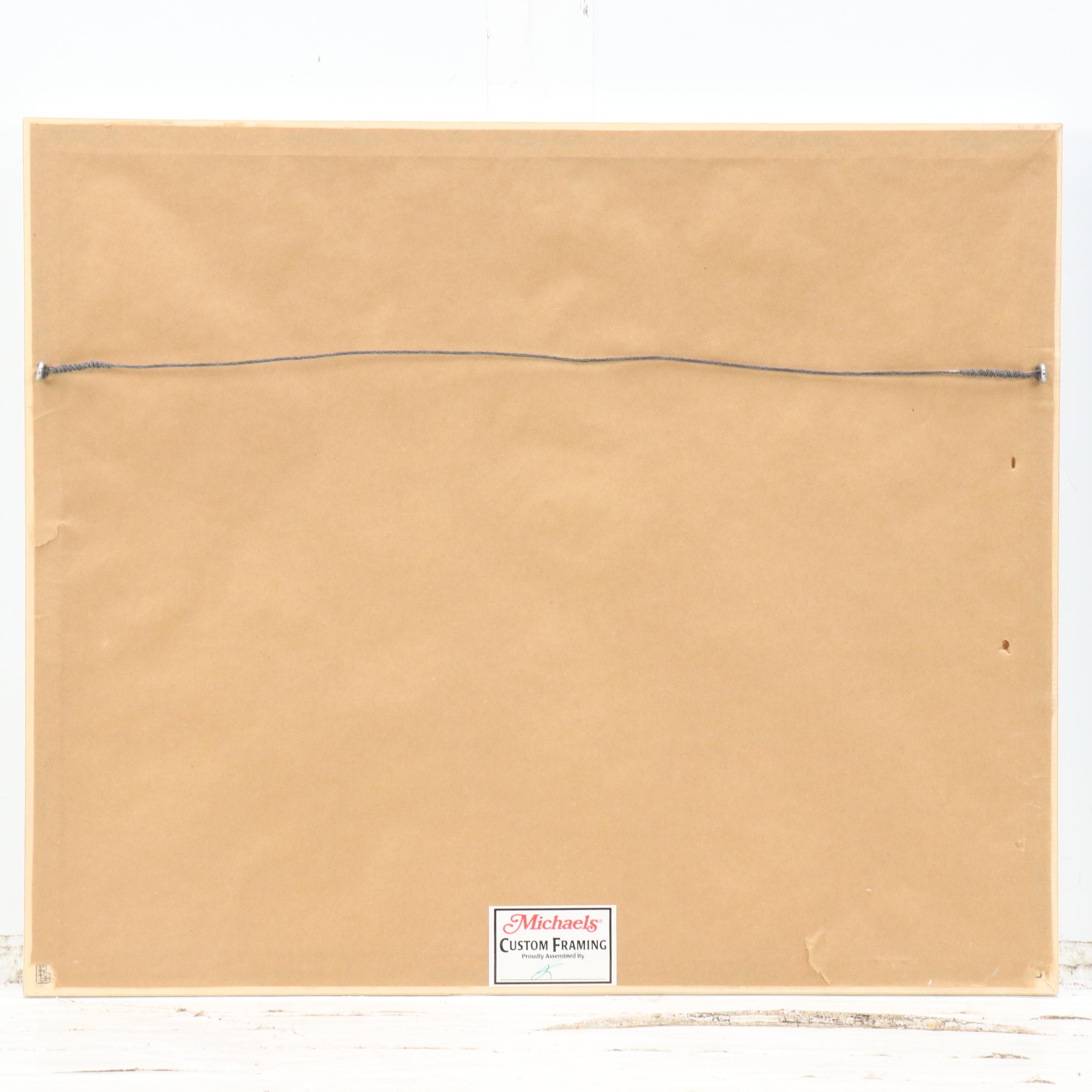 Disney Offset Lithograph of "The Little Mermaid," Late 20th Century