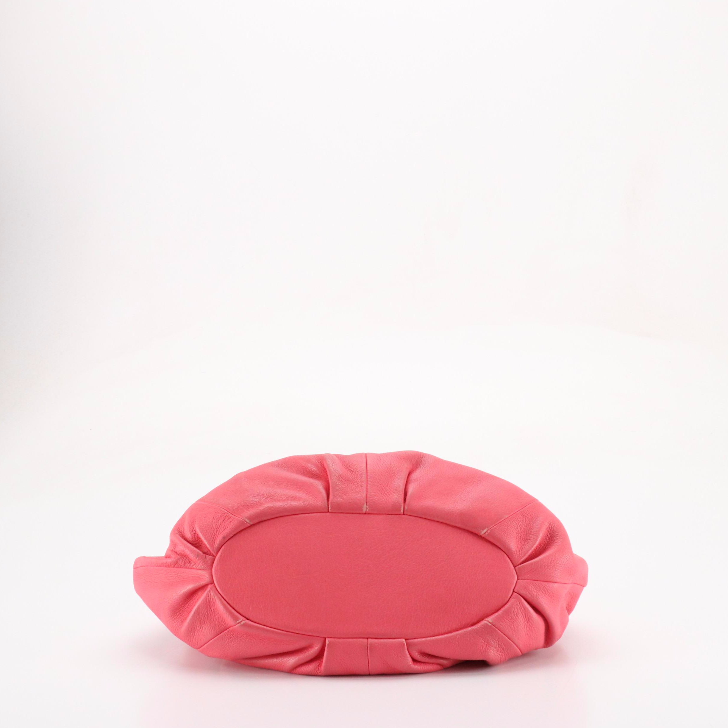 Celine Pink Grain Leather Pillow Two-Way Bag