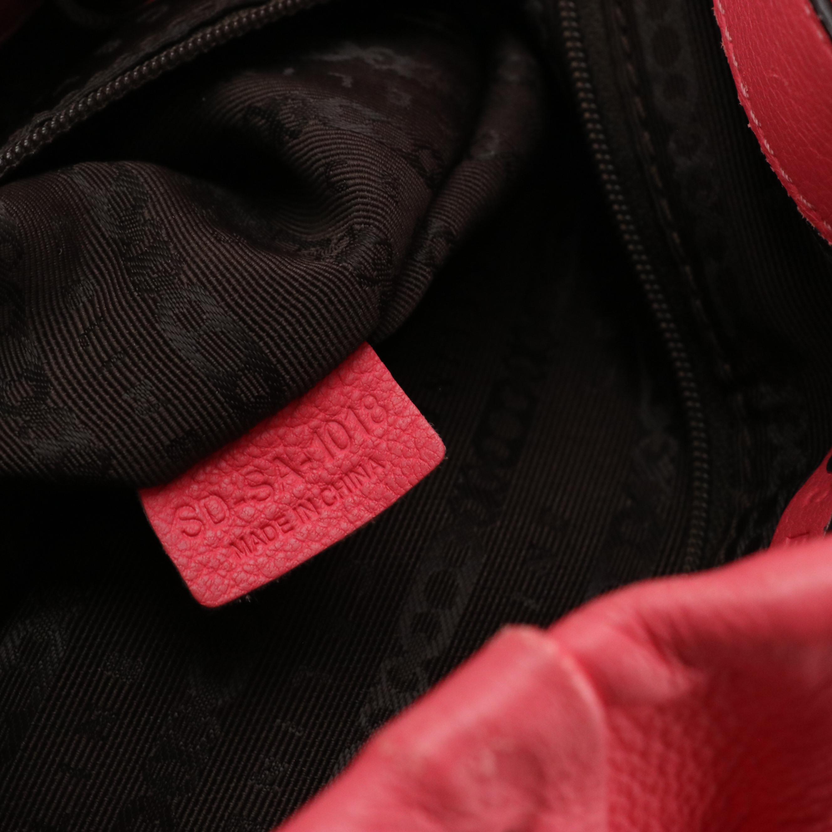 Celine Pink Grain Leather Pillow Two-Way Bag