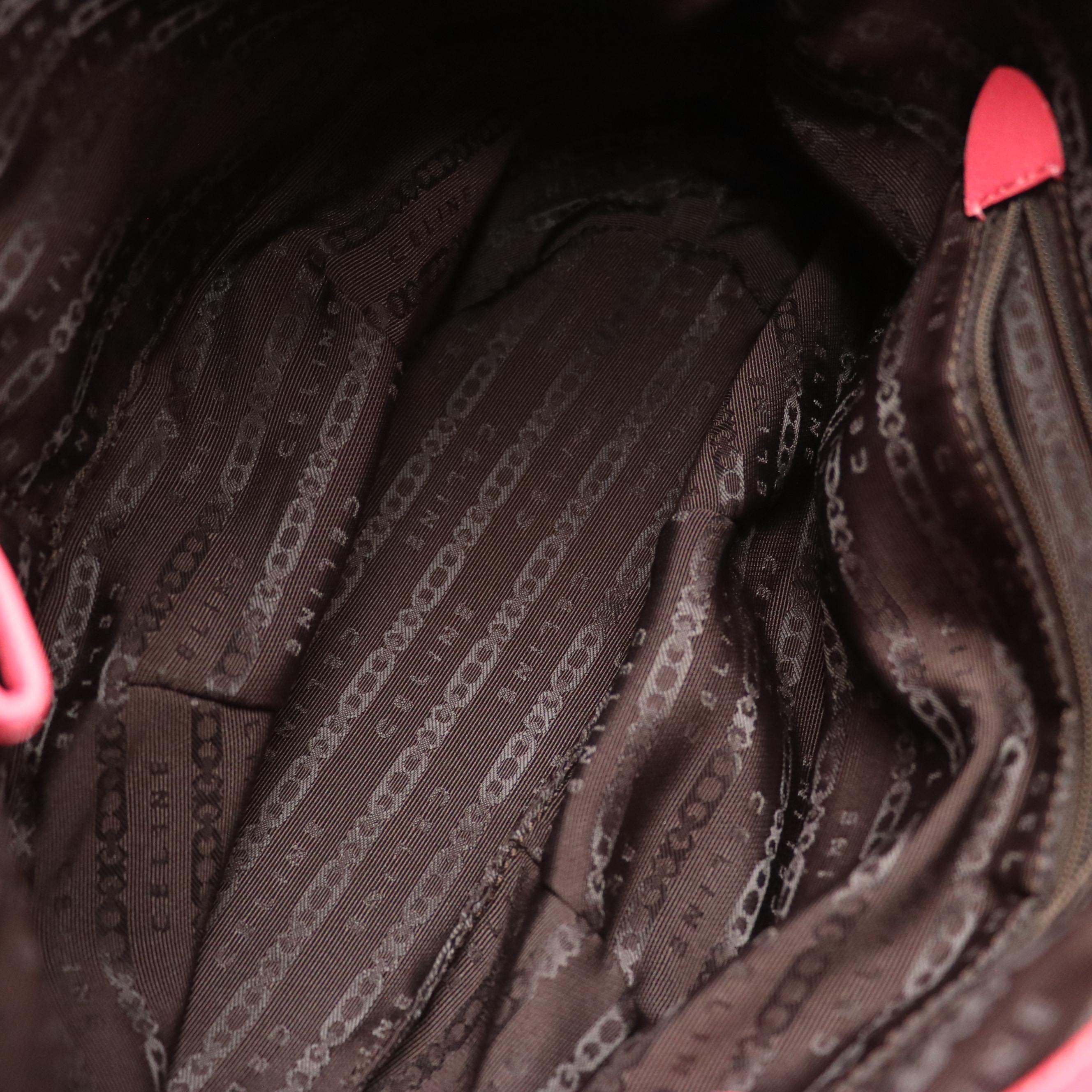 Celine Pink Grain Leather Pillow Two-Way Bag