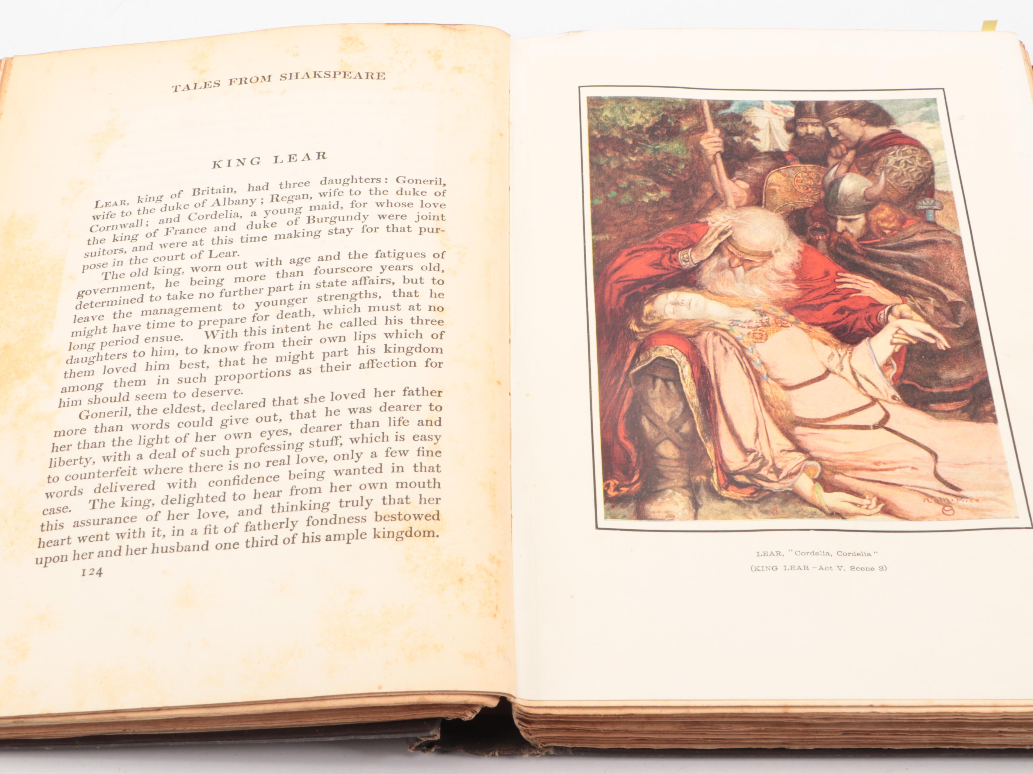 Norman M. Price Illustrated "Tales from Shakespeare" by Charles and Mary Lamb