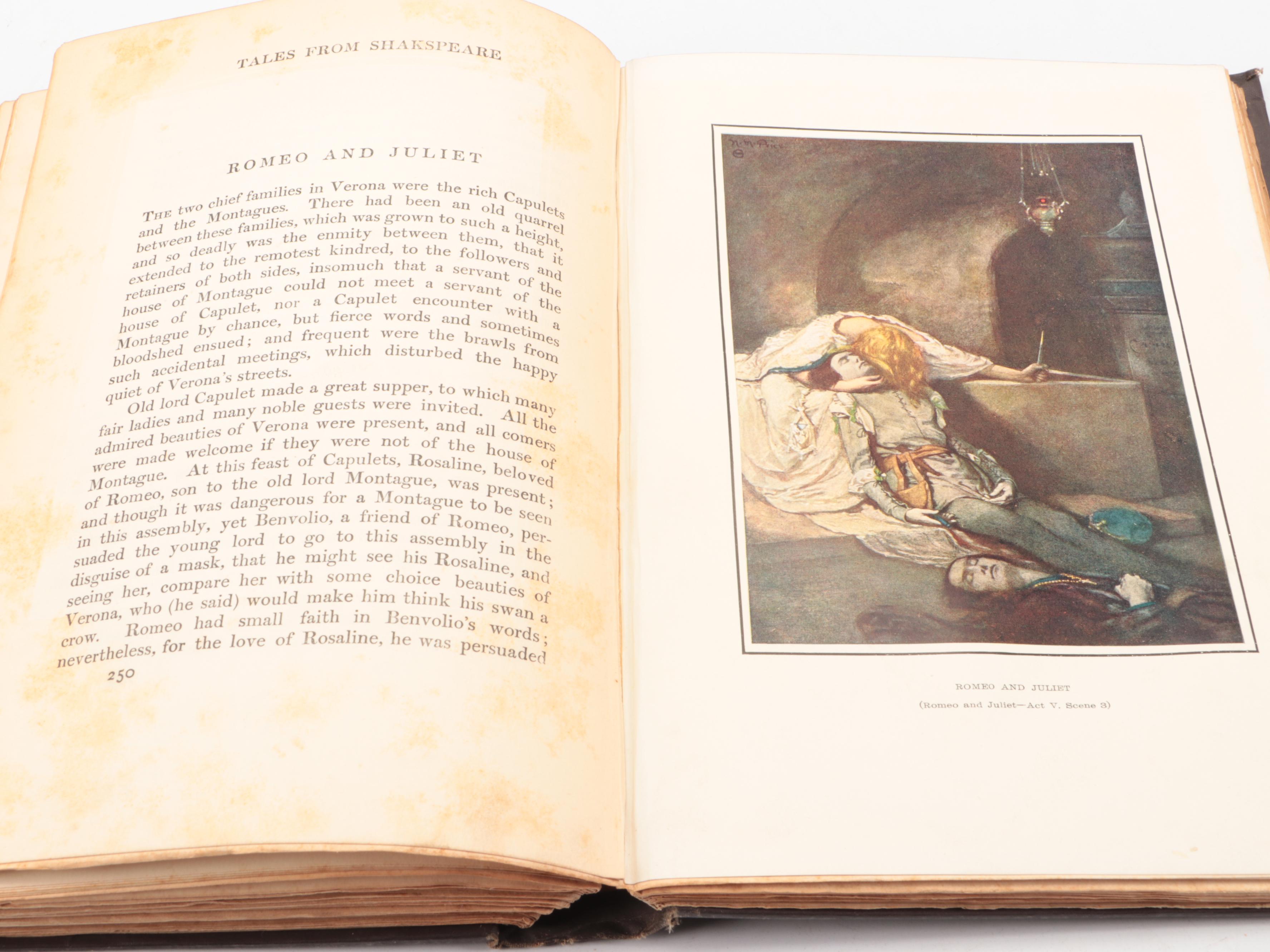 Norman M. Price Illustrated "Tales from Shakespeare" by Charles and Mary Lamb
