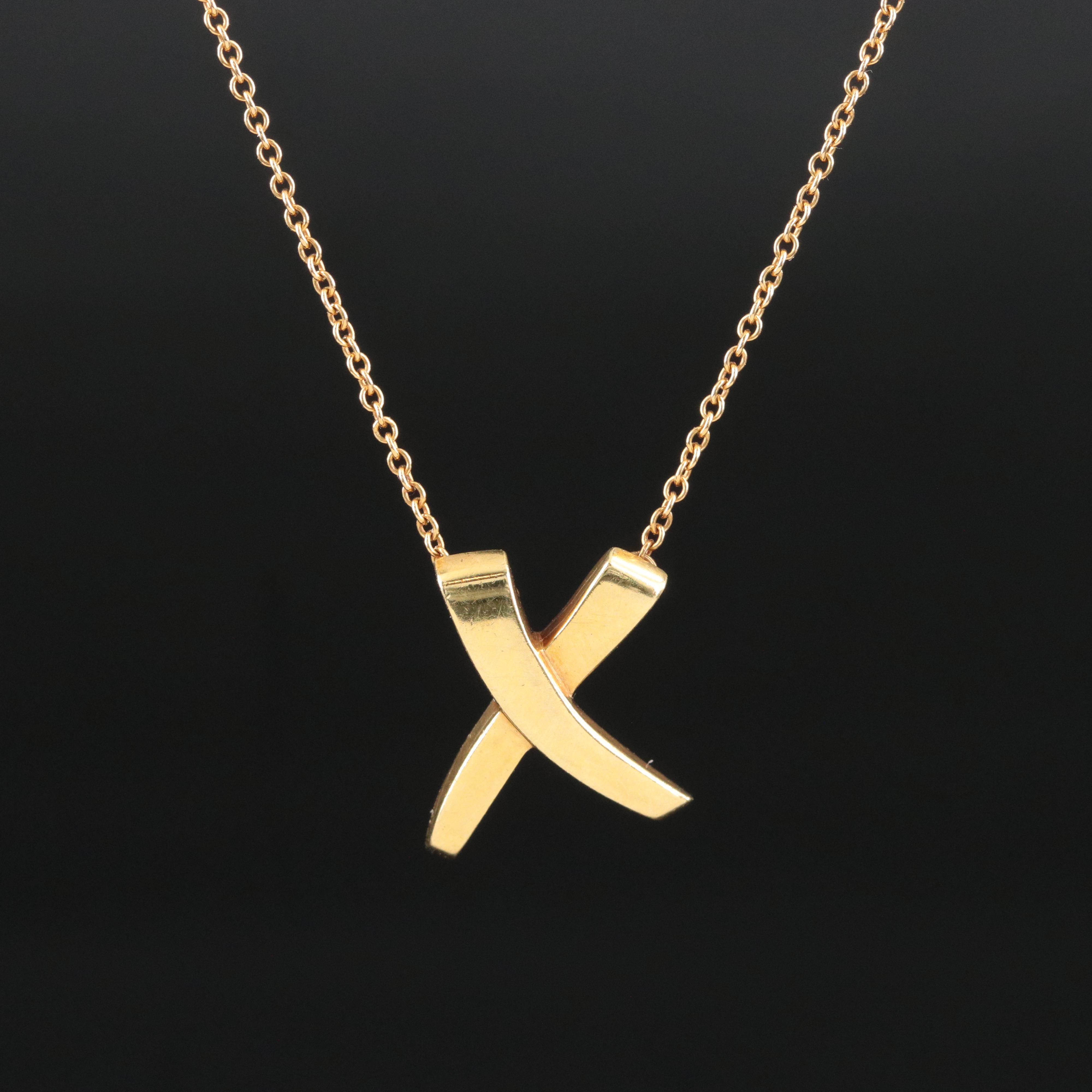 Paloma Picasso for Tiffany & Co. Graffiti X 18K Necklace