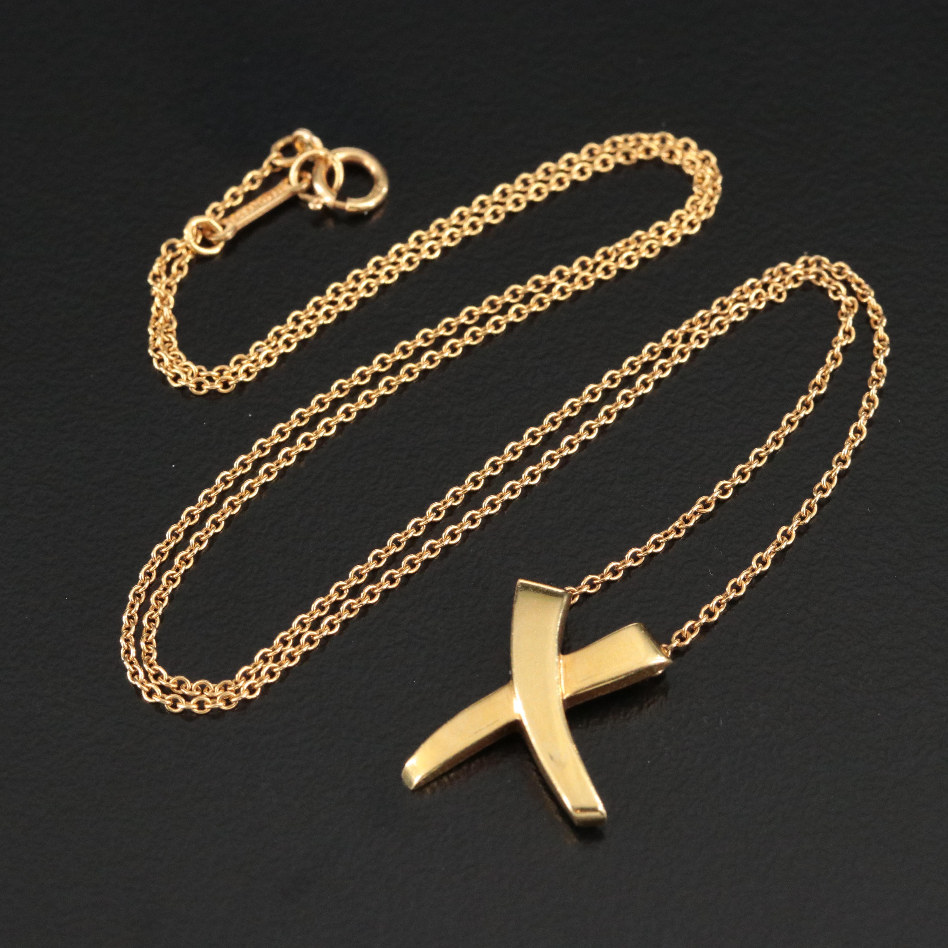 Paloma Picasso for Tiffany & Co. Graffiti X 18K Necklace