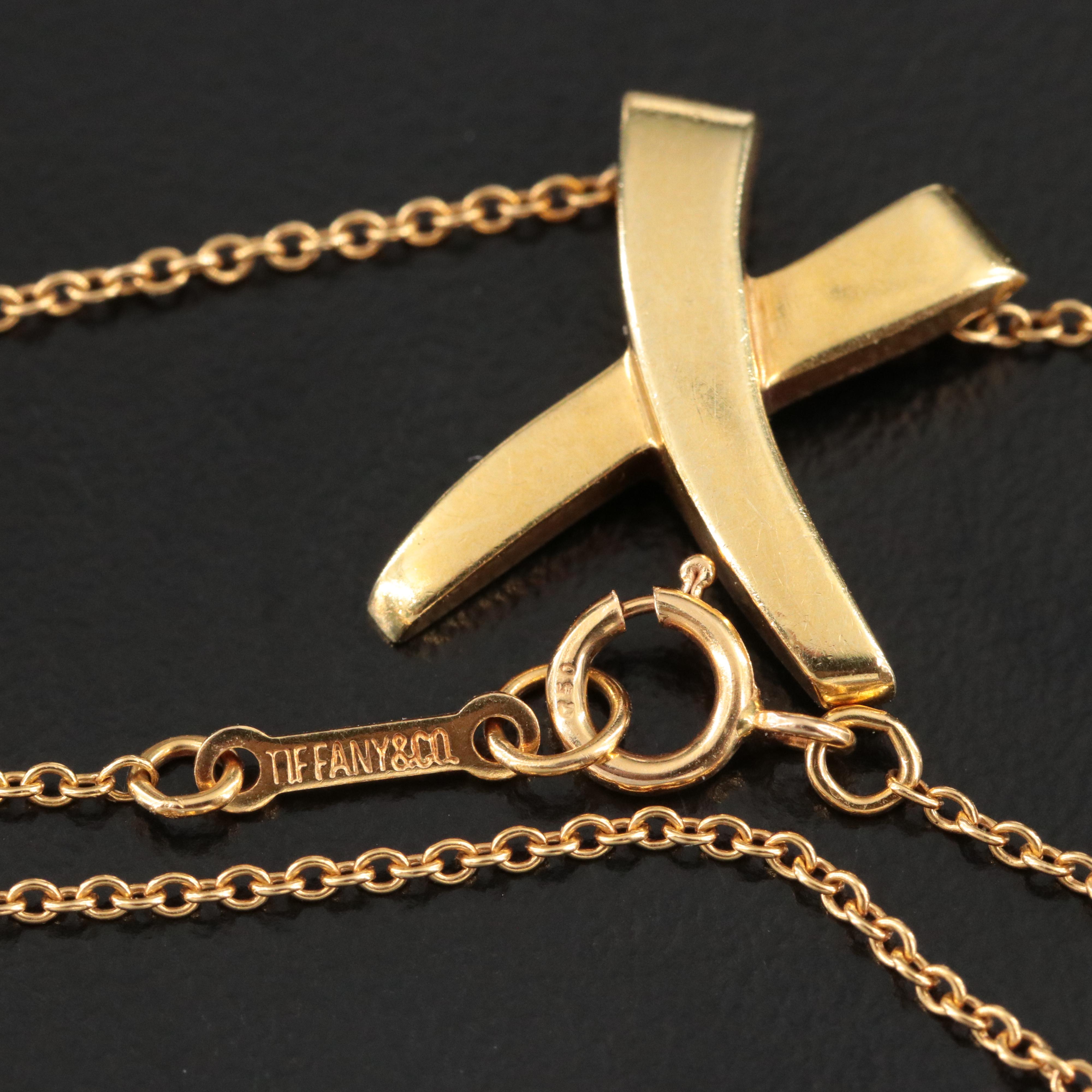 Paloma Picasso for Tiffany & Co. Graffiti X 18K Necklace