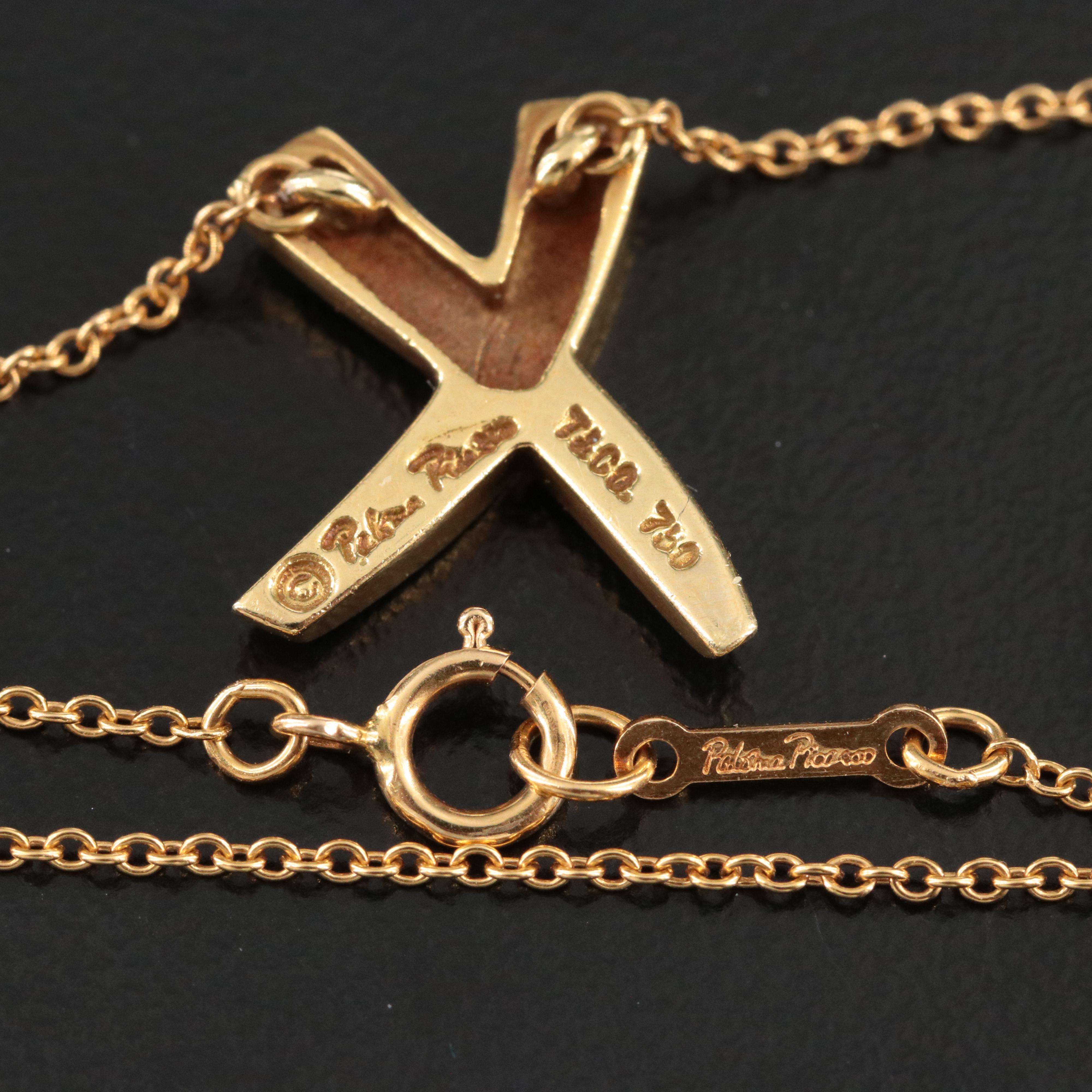 Paloma Picasso for Tiffany & Co. Graffiti X 18K Necklace