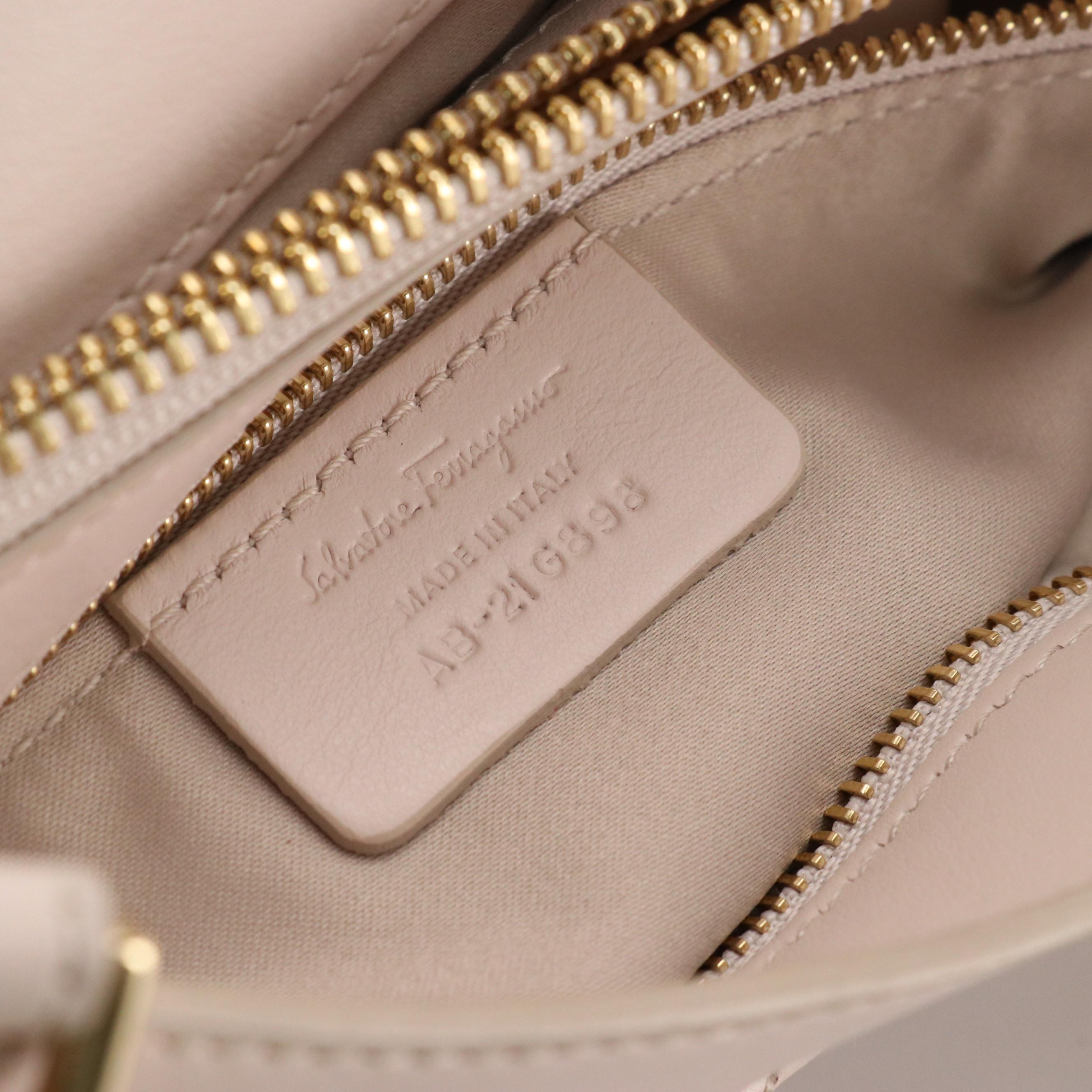 Salvatore Ferragamo Medium Lianne Tote in Matelassé Leather