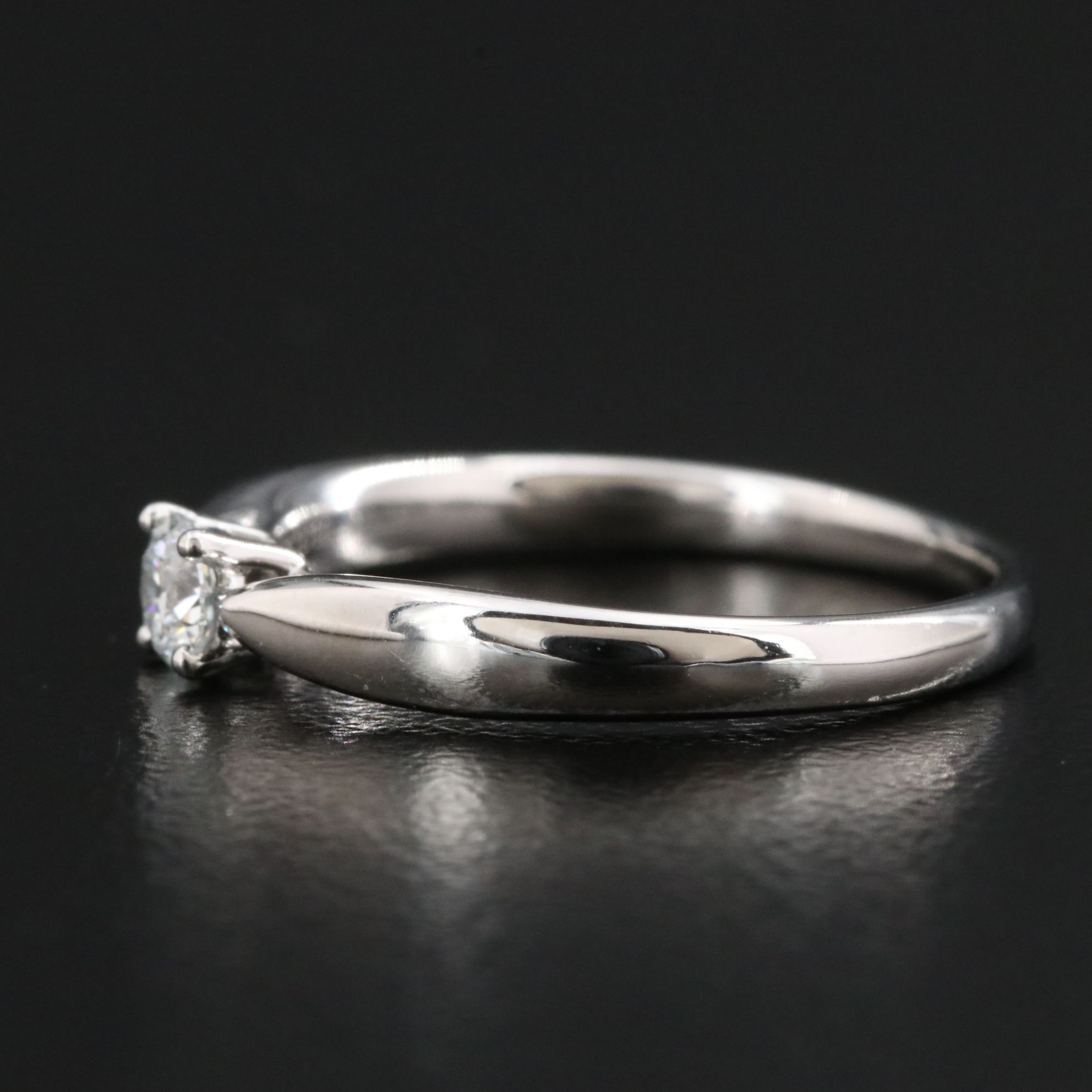 Tiffany & Co. Harmony Platinum and 0.19 CT Diamond Solitaire Ring