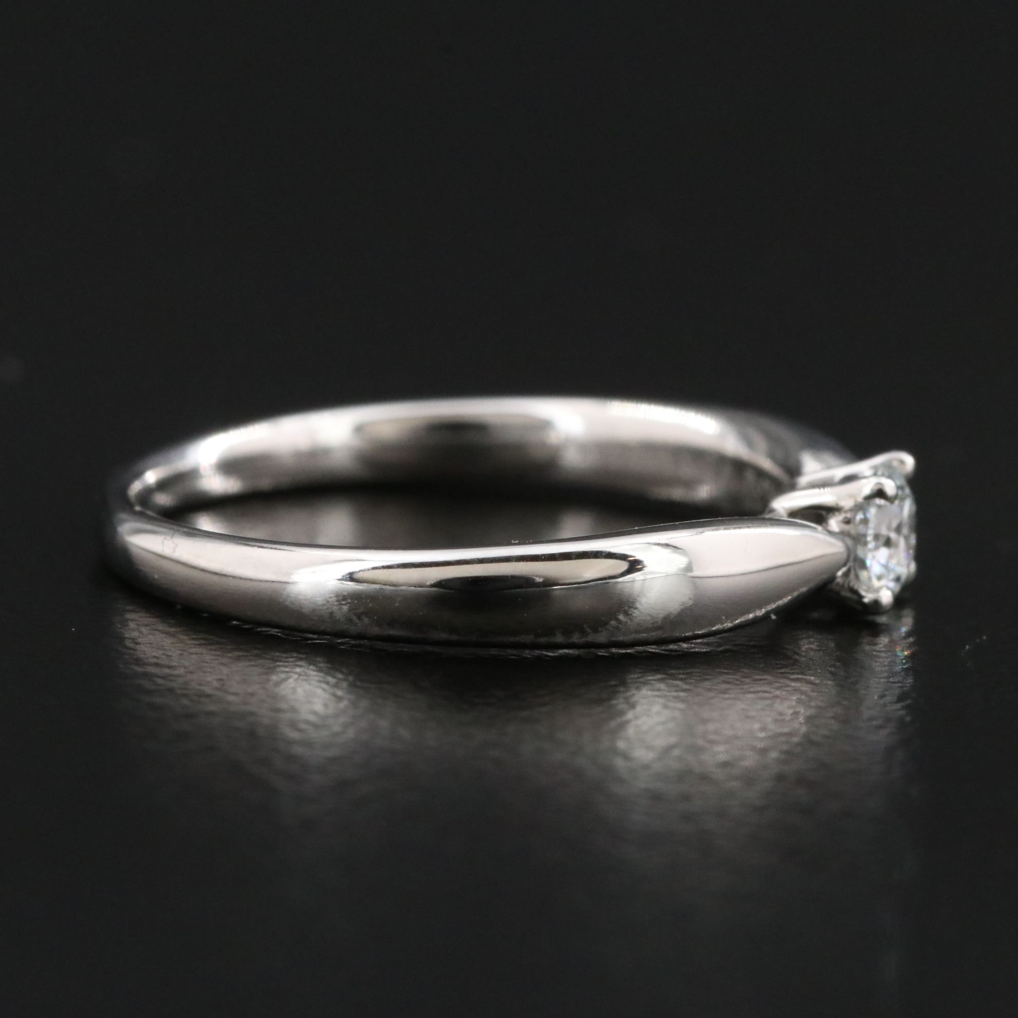 Tiffany & Co. Harmony Platinum and 0.19 CT Diamond Solitaire Ring
