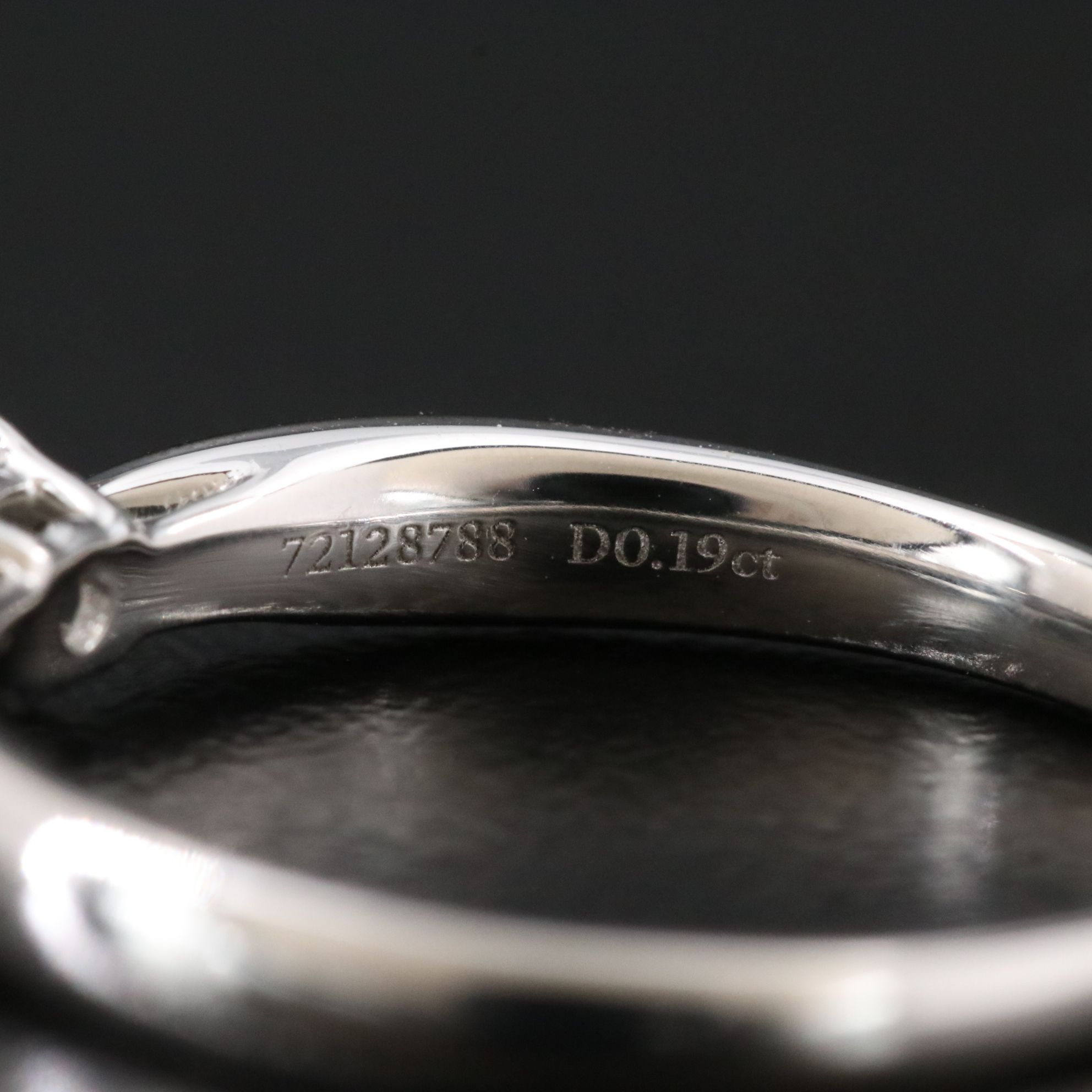 Tiffany & Co. Harmony Platinum and 0.19 CT Diamond Solitaire Ring