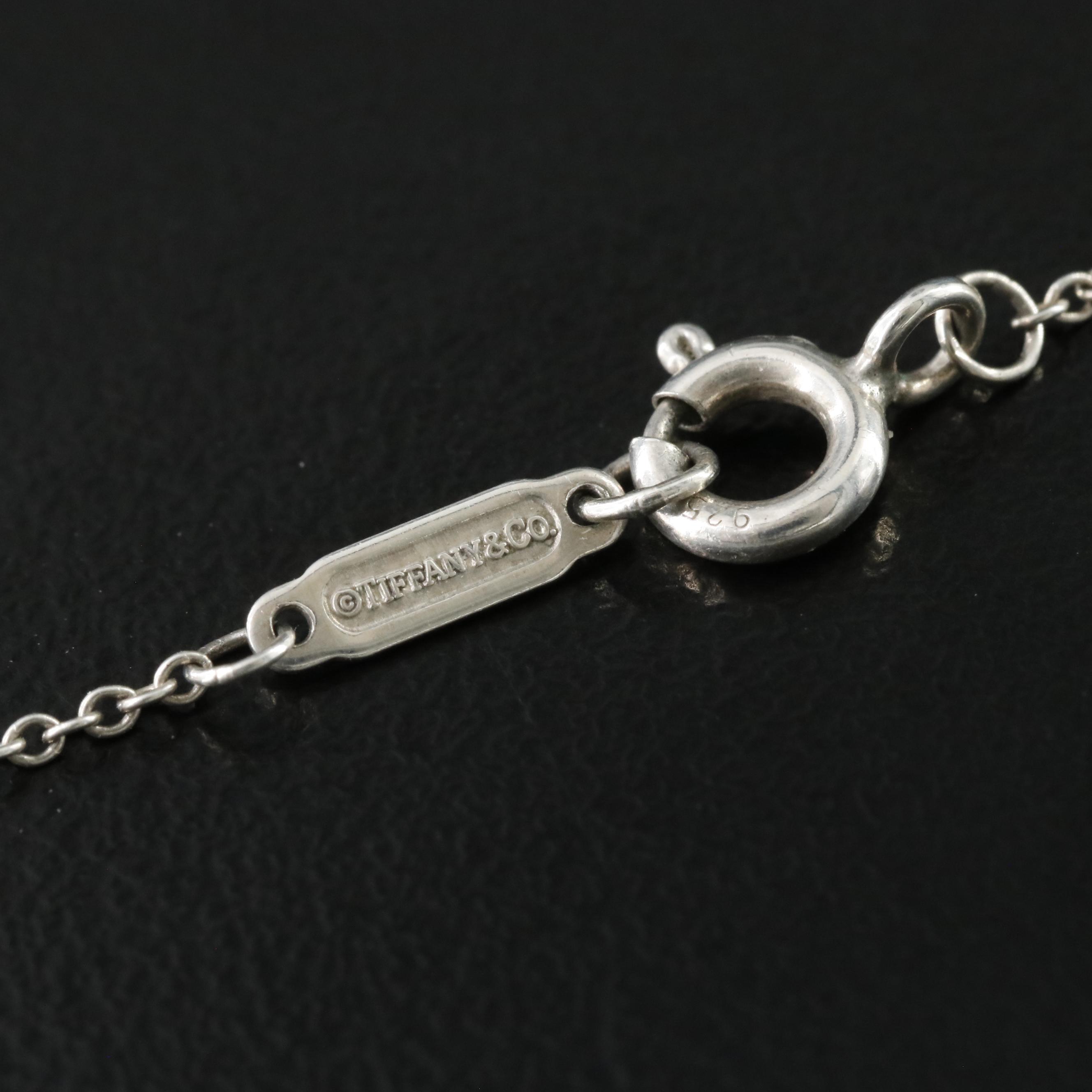 Tiffany & Co. 1837 Sterling Interlocking Circles Necklace